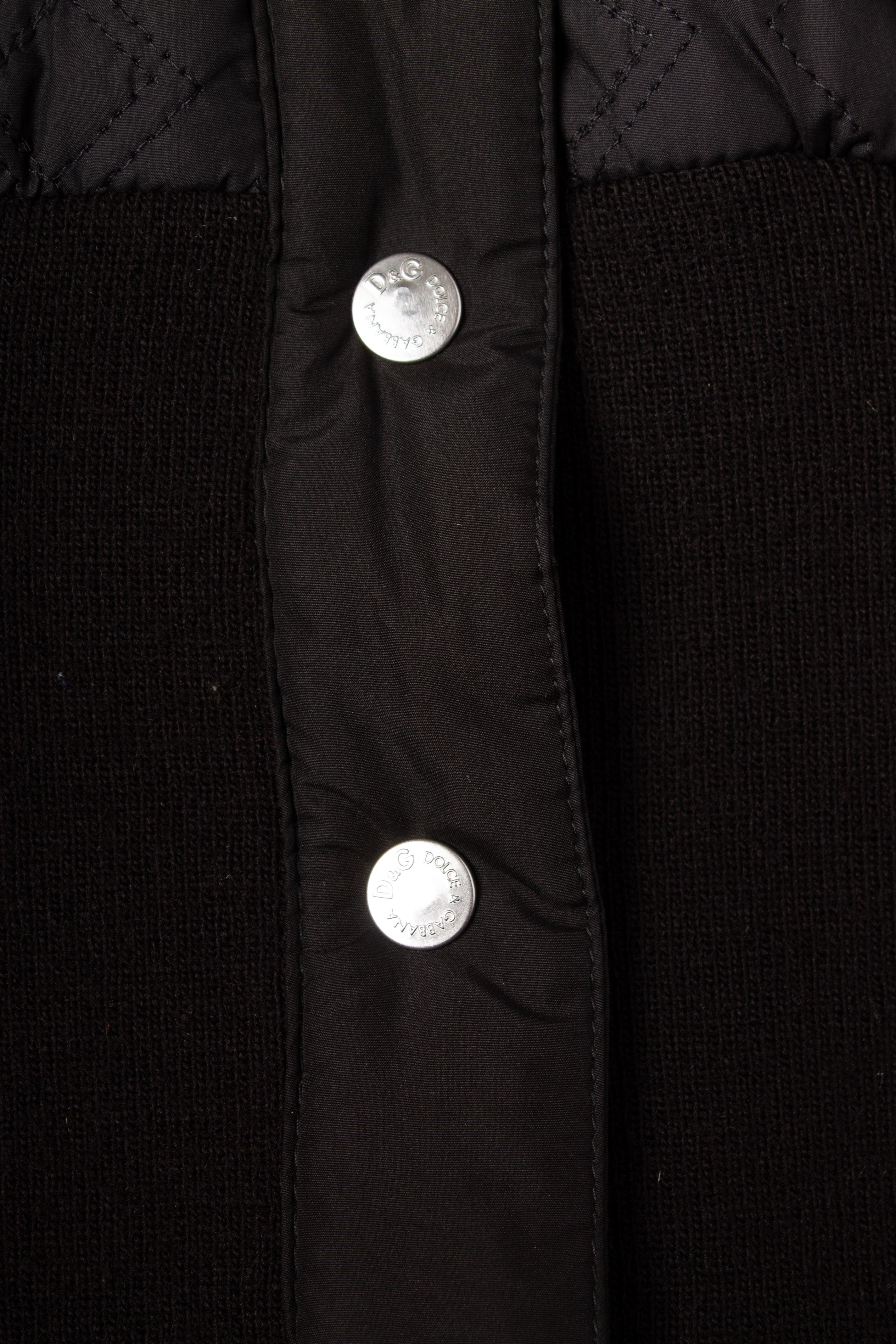 Dolce & Gabbana 90s Quilted Bomber Jacket