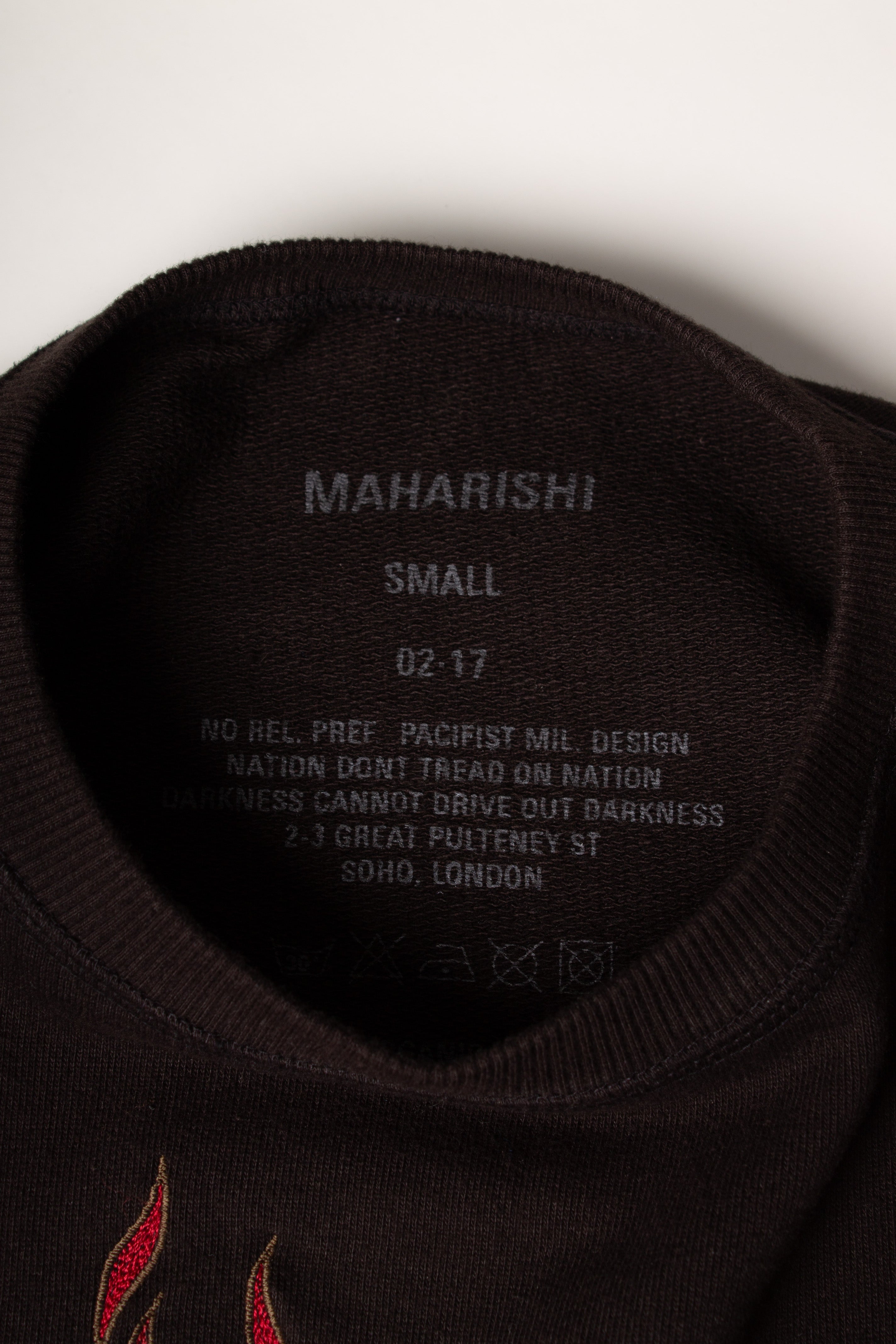Maharishi Embroidered Sweatshirt