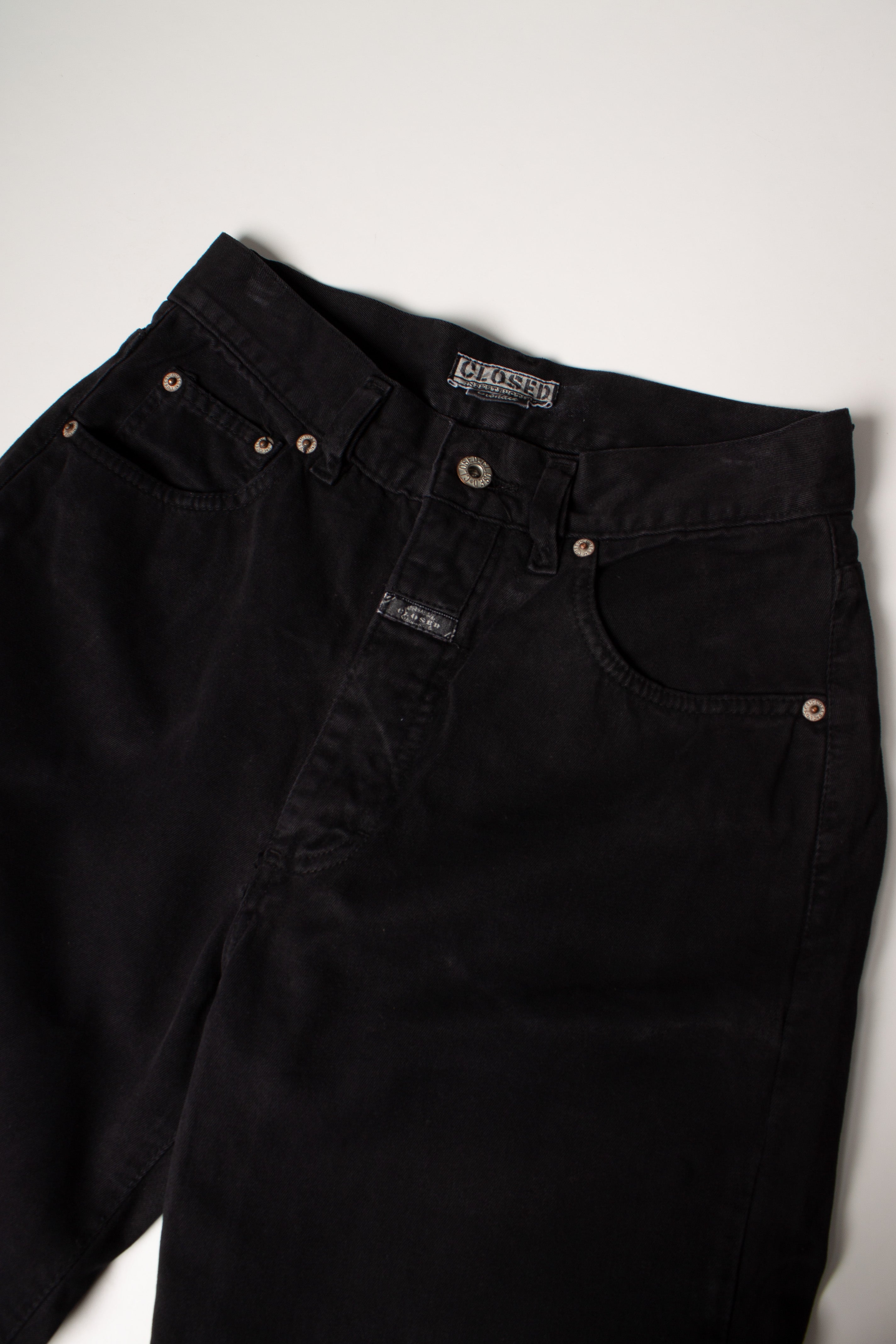 Closed High Waist Denim Pants (w)