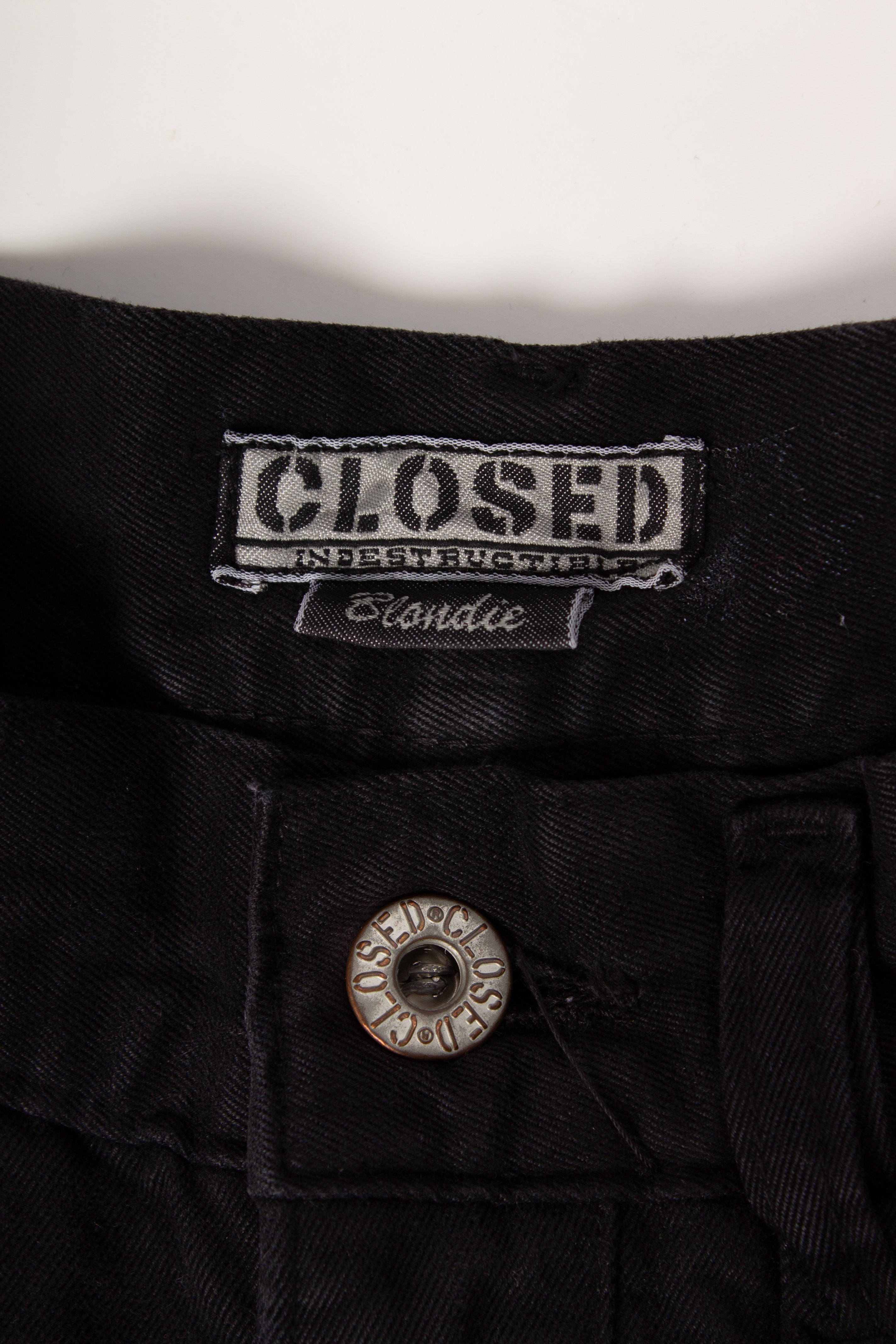 Closed High Waist Denim Pants (w)