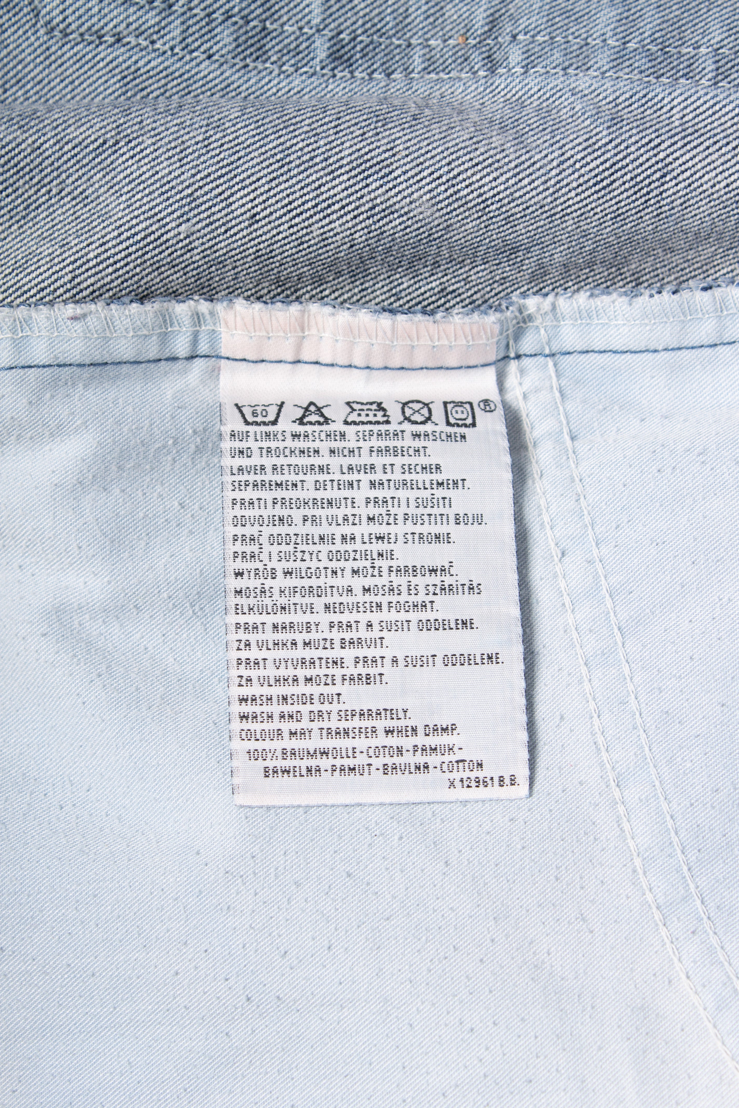 Levis 615 Orange Tab Y2K Blue Denim