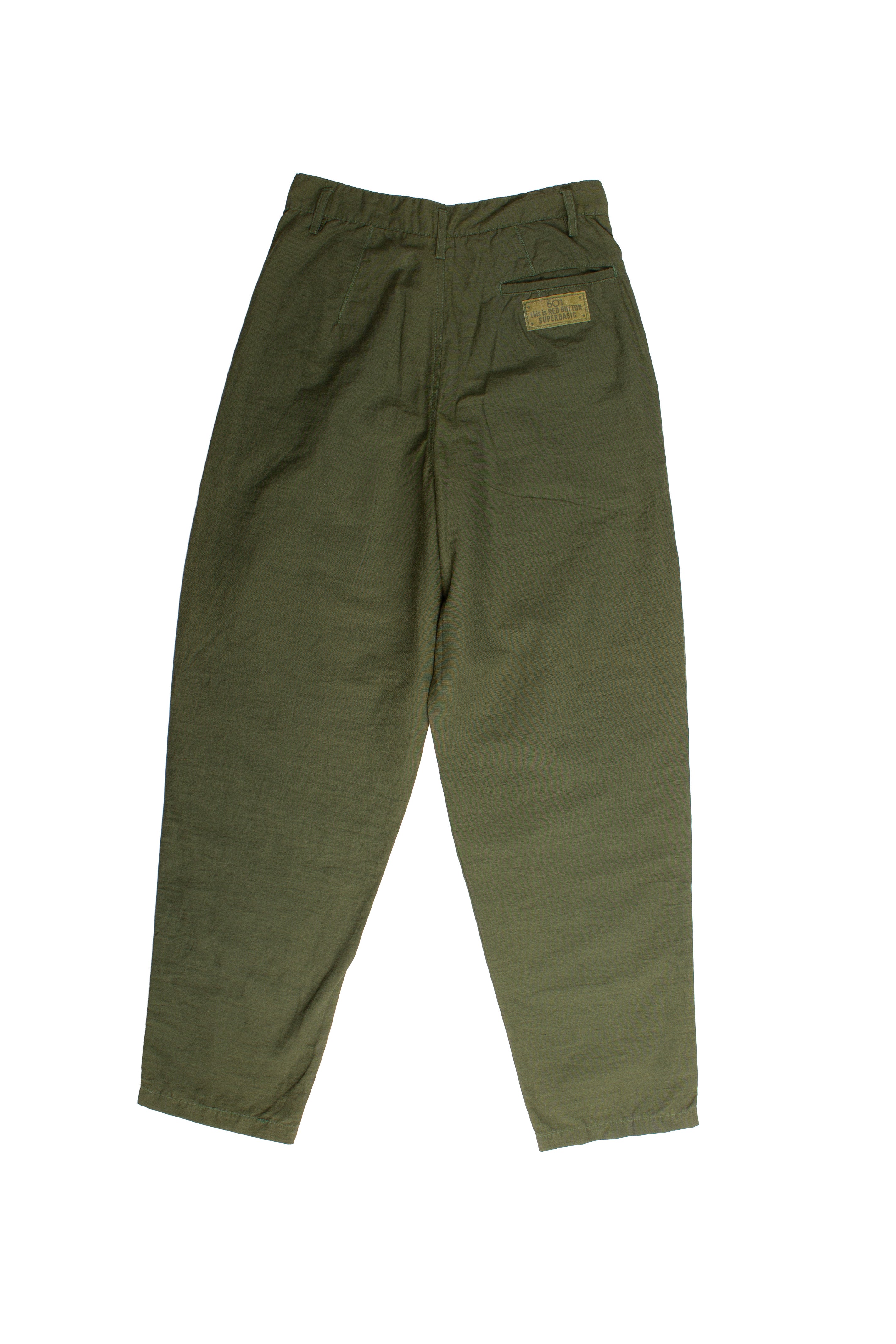 Red Button 90s Pleated Pants