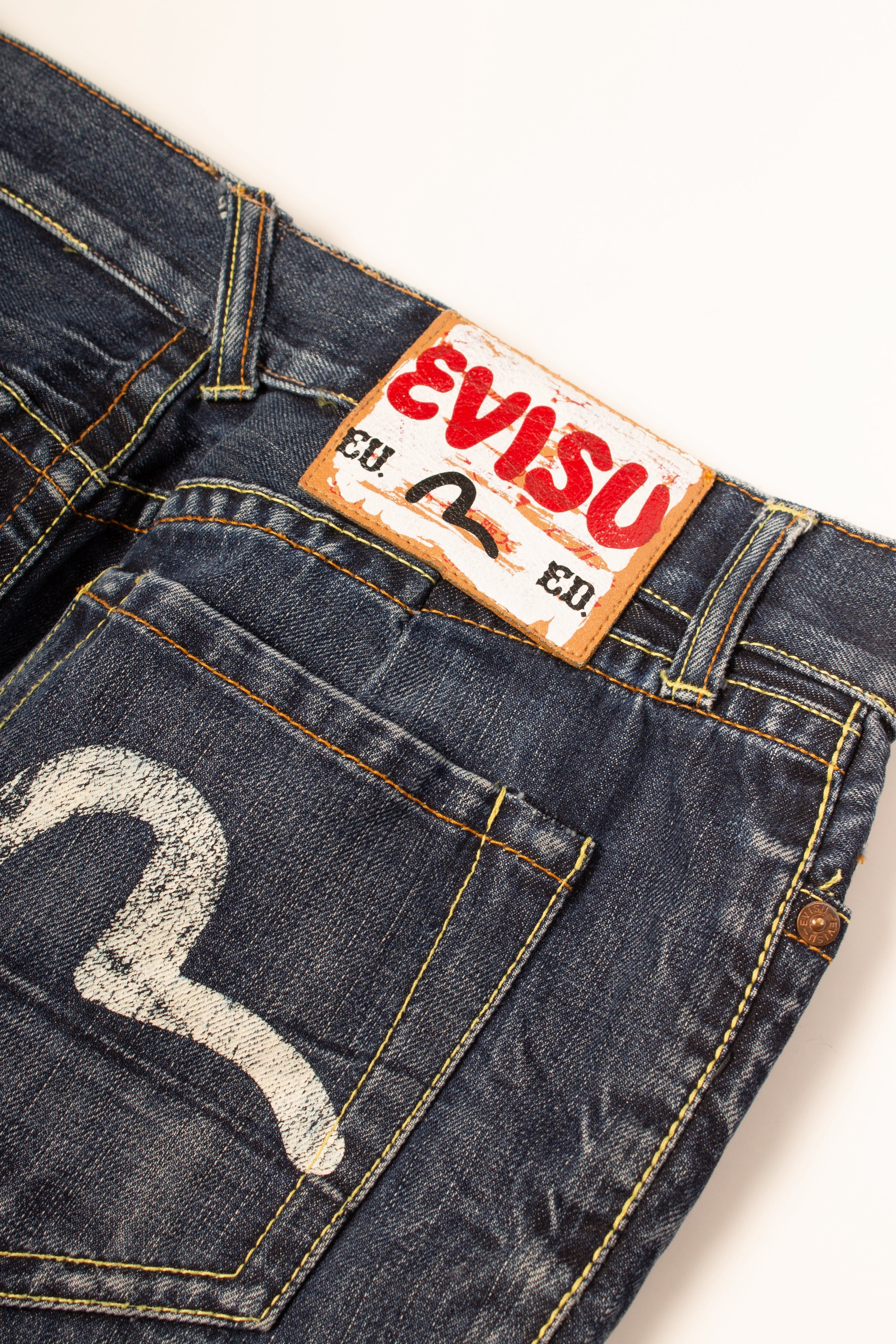 Evisu Y2K Denim Mini Skirt