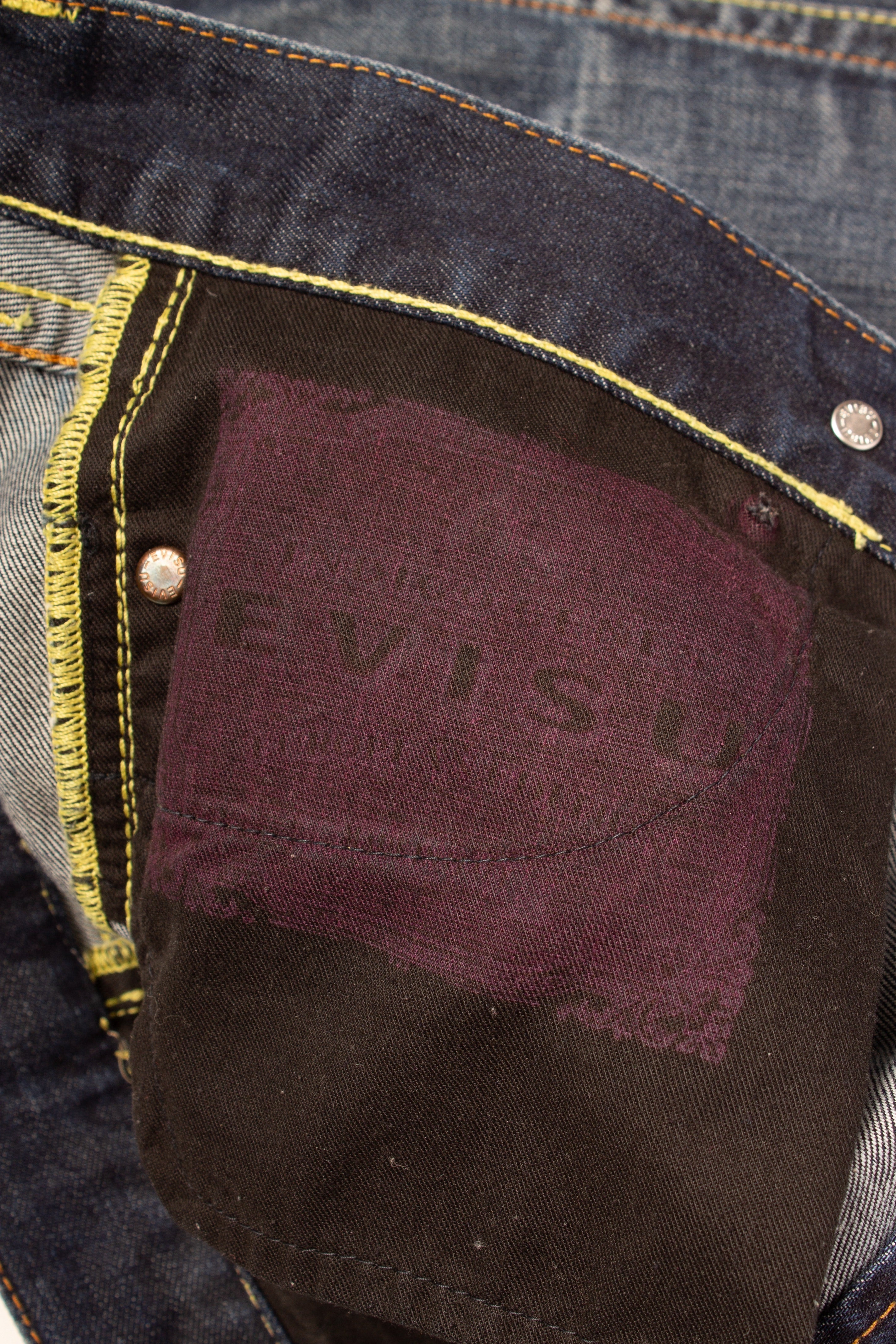 Evisu Y2K Denim Mini Skirt