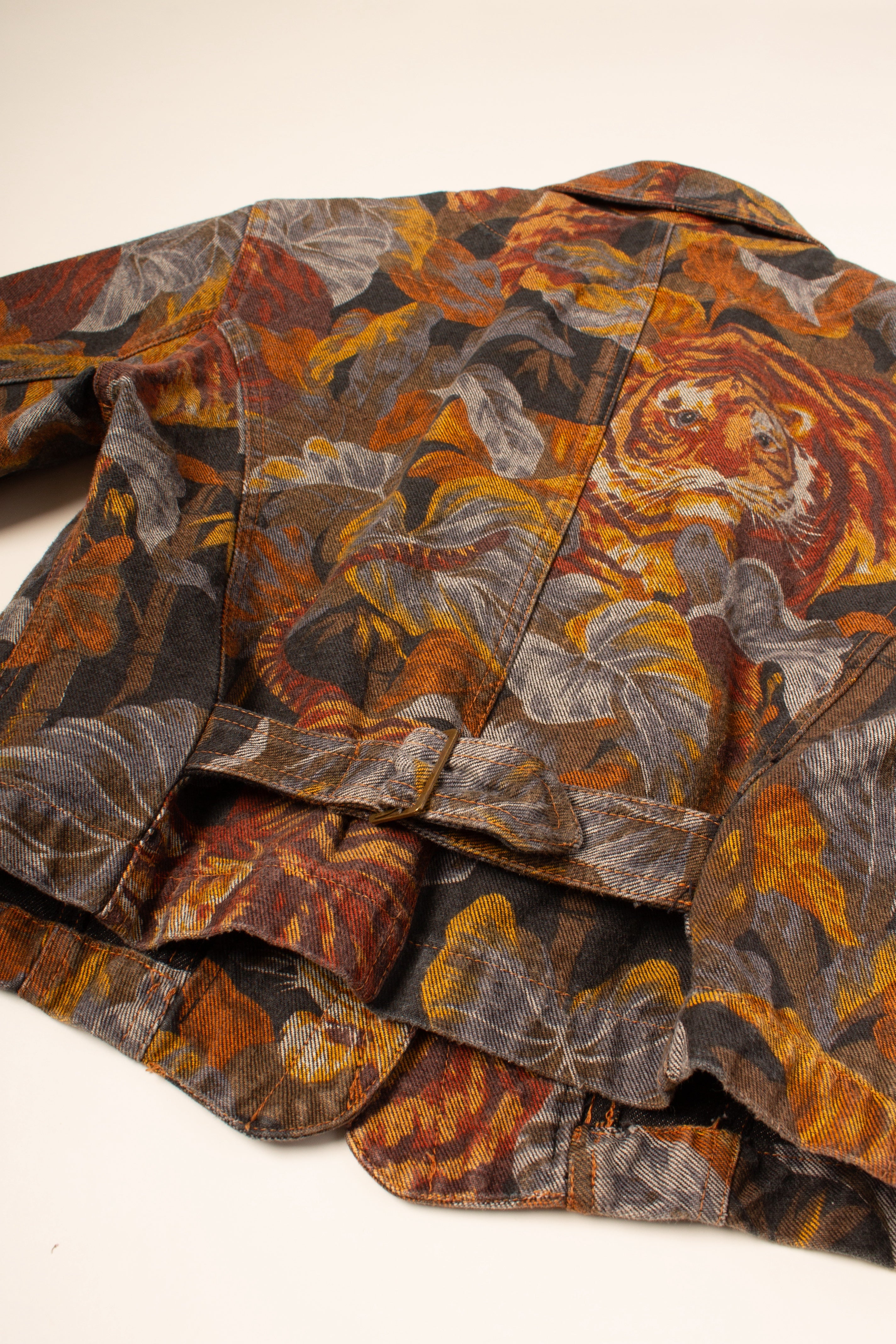 Kenzo 80s Printed Denim Jacket (w)