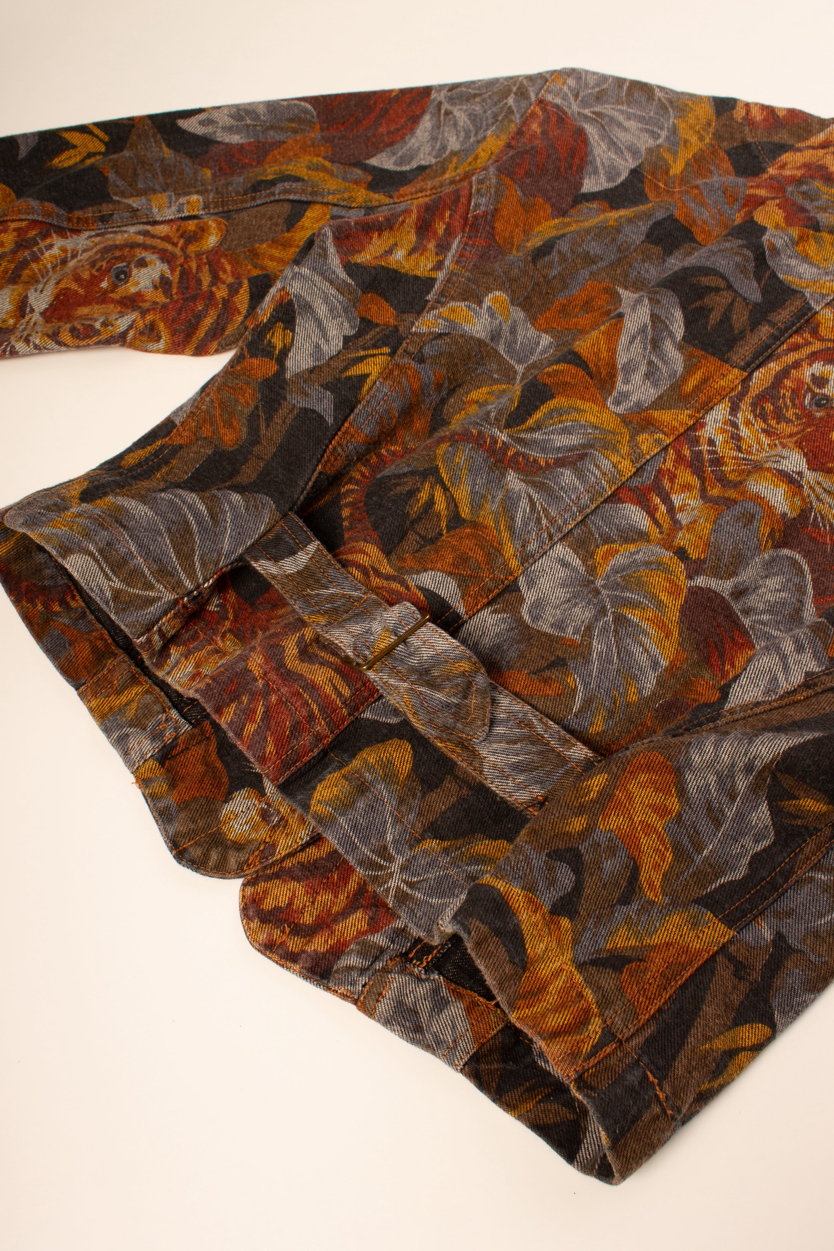 Kenzo 80s Printed Denim Jacket (w)