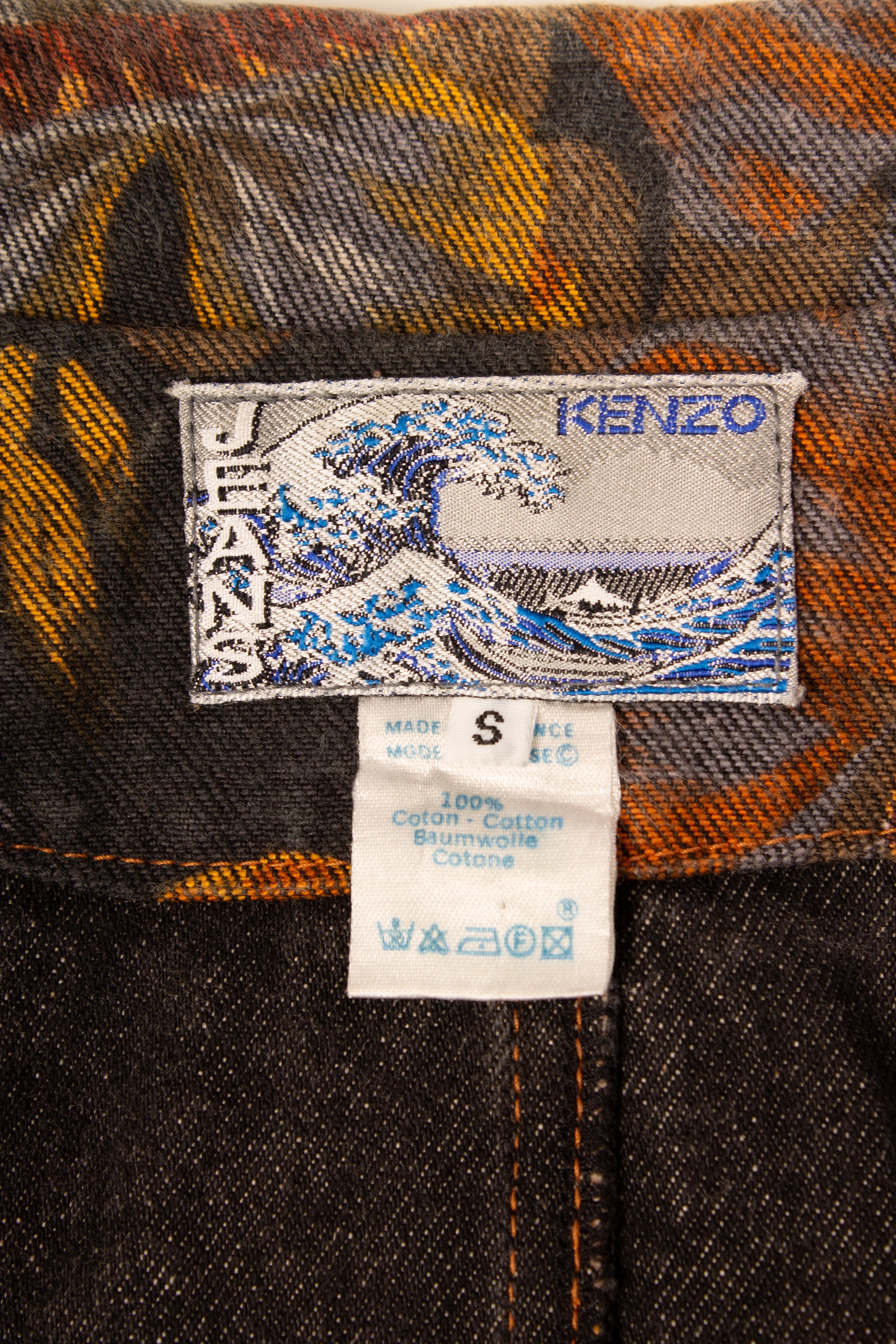 Kenzo 80s Printed Denim Jacket (w)