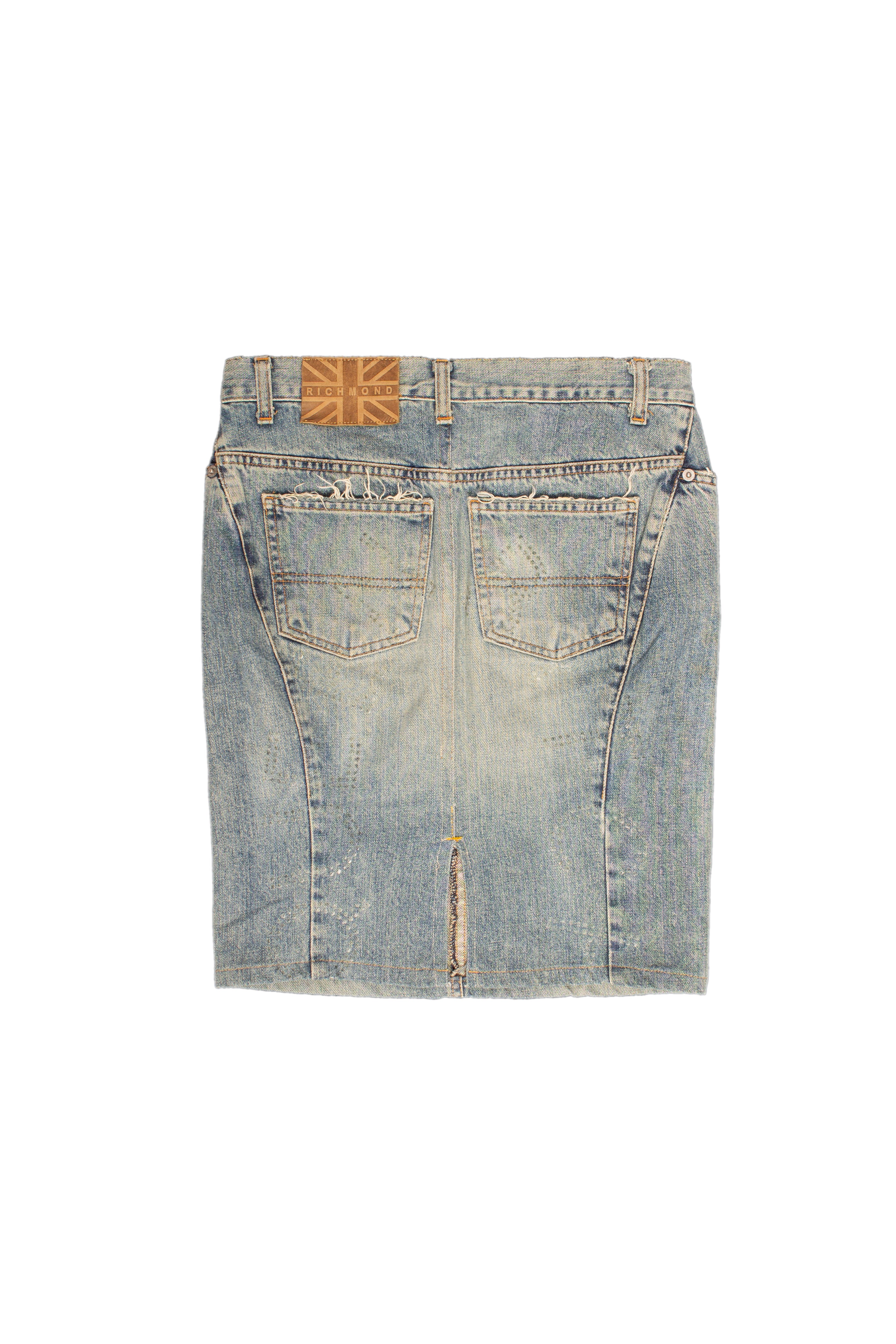 Richmond Y2K Denim Skirt