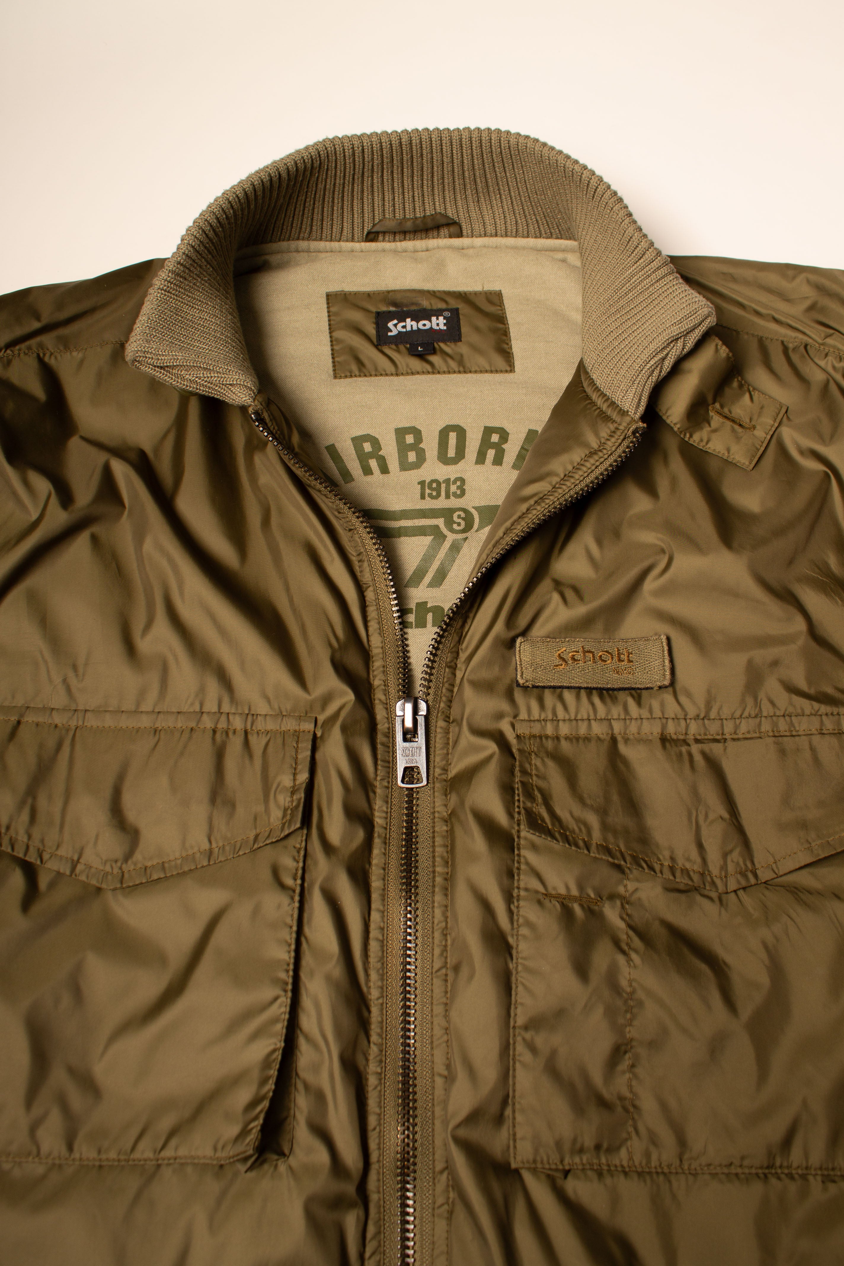 Schott Y2K Nylon Bomberjacket