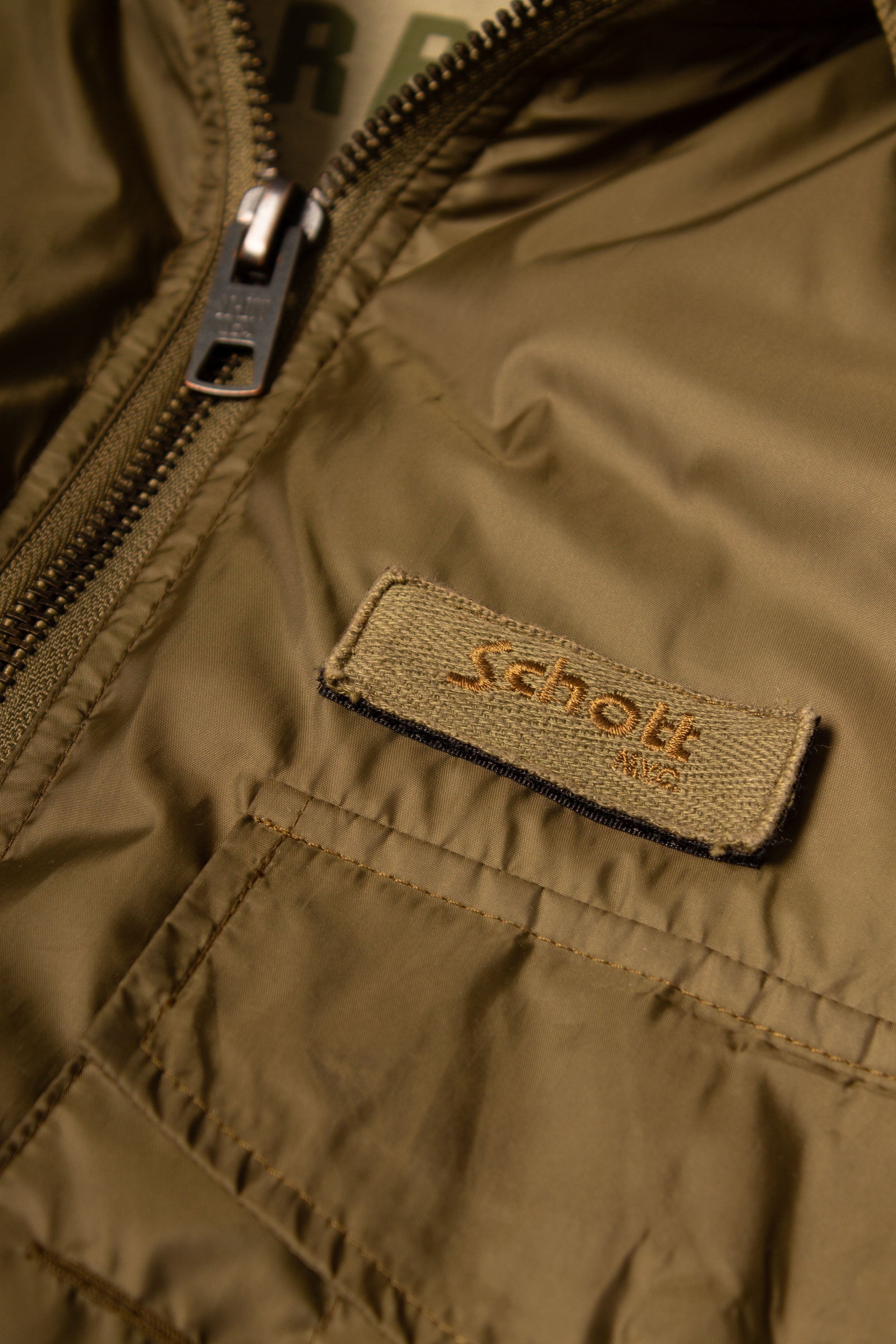 Schott Y2K Nylon Bomberjacket