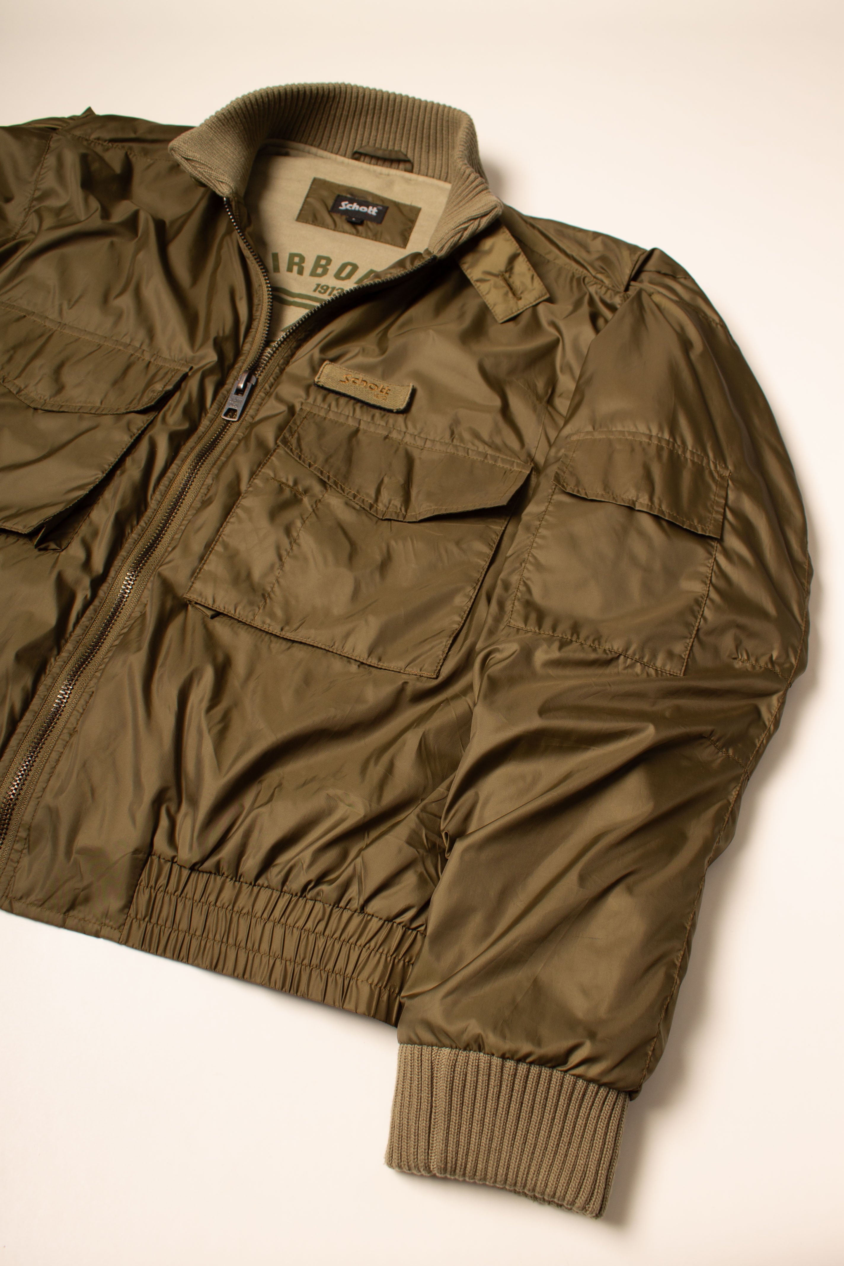Schott Y2K Nylon Bomberjacket