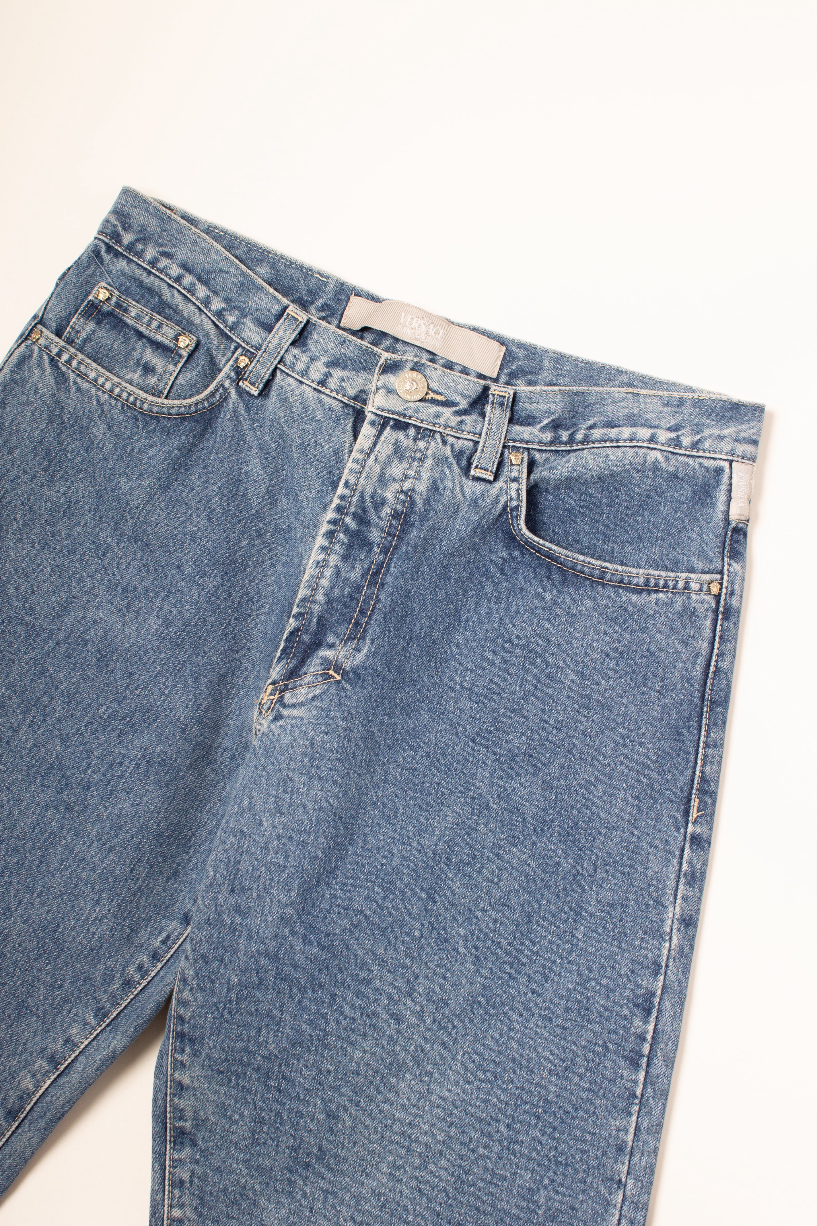 Versace 90s Blue Denim Pants