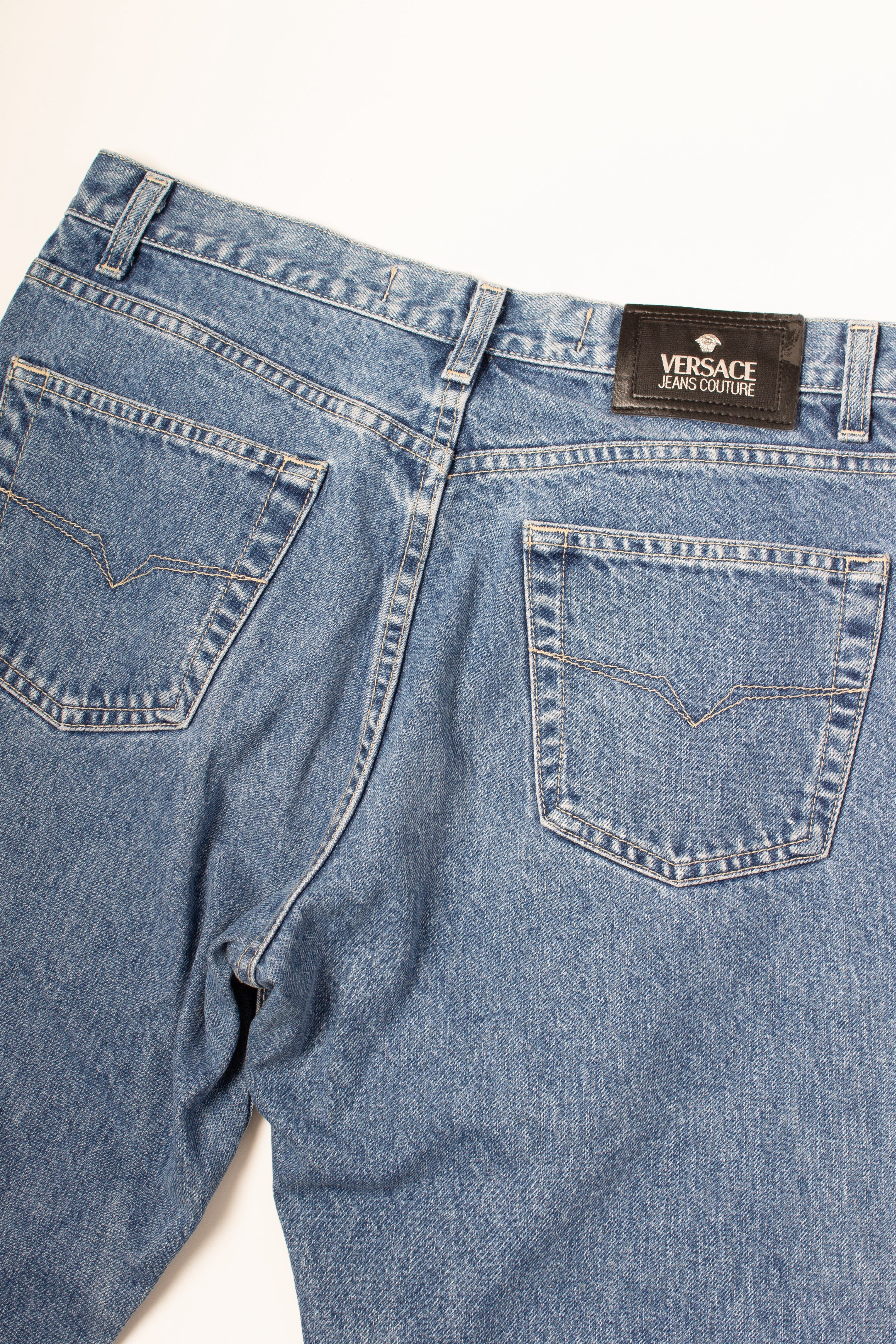 Versace 90s Blue Denim Pants