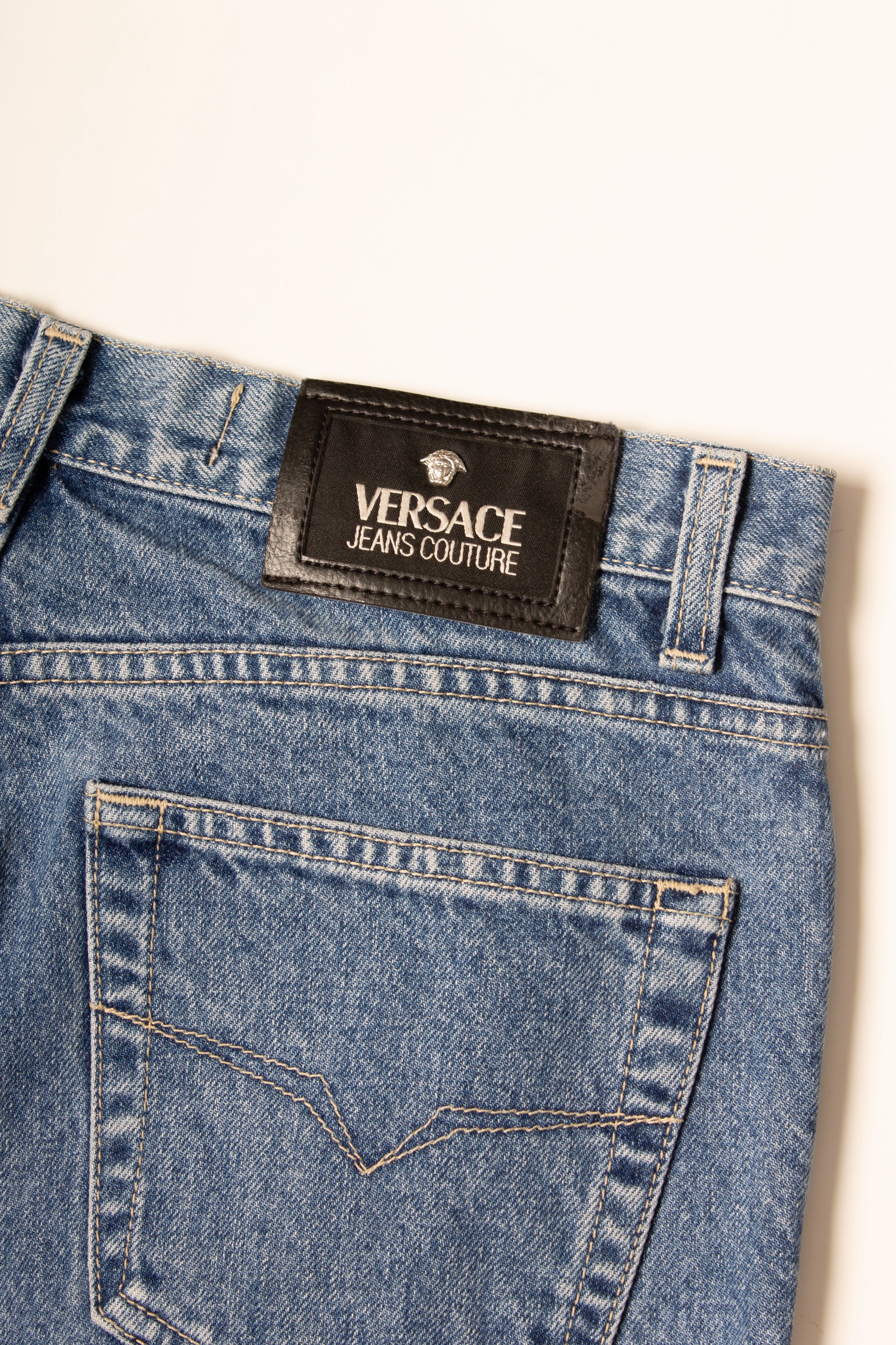 Versace 90s Blue Denim Pants