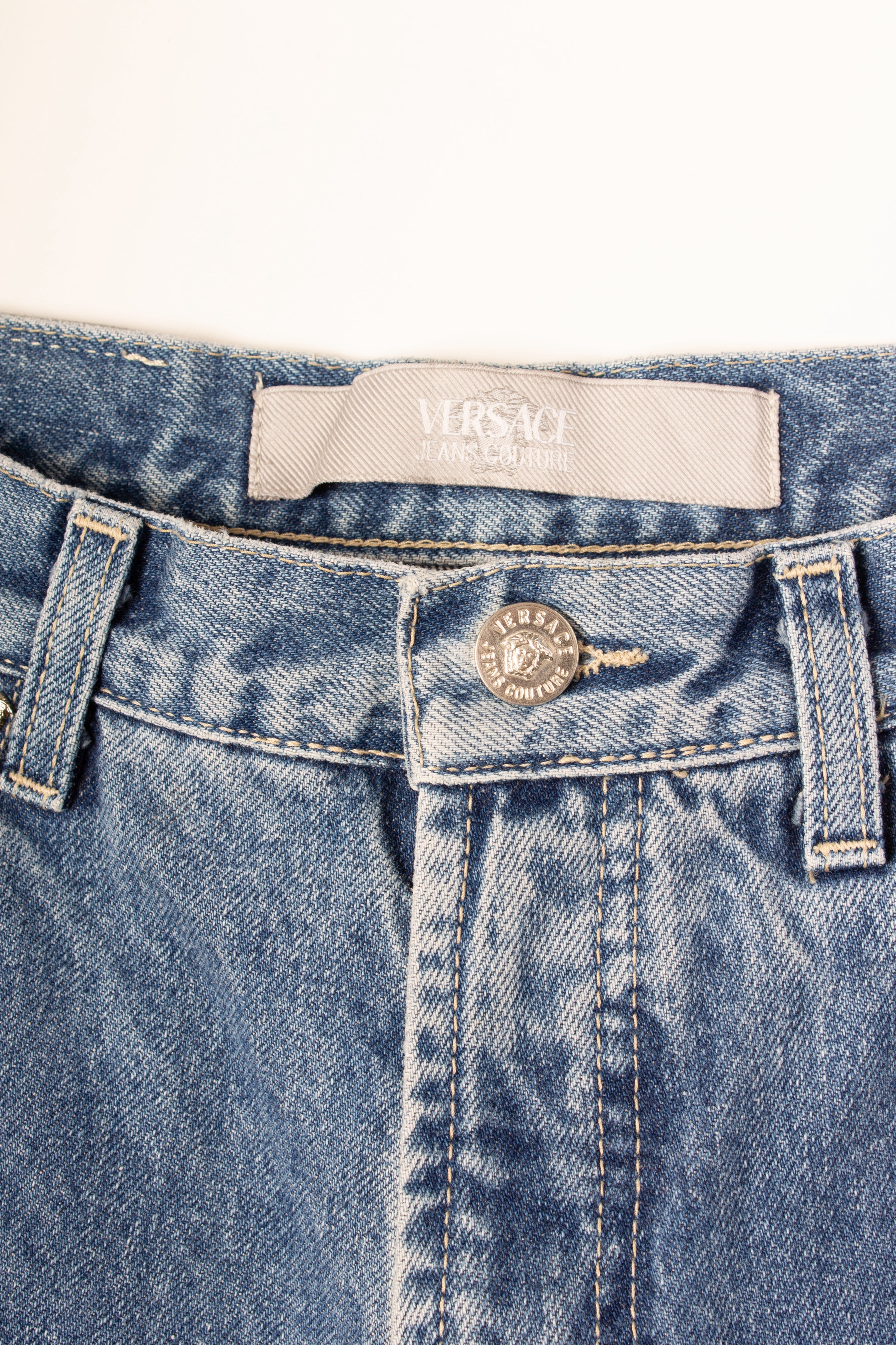 Versace 90s Blue Denim Pants