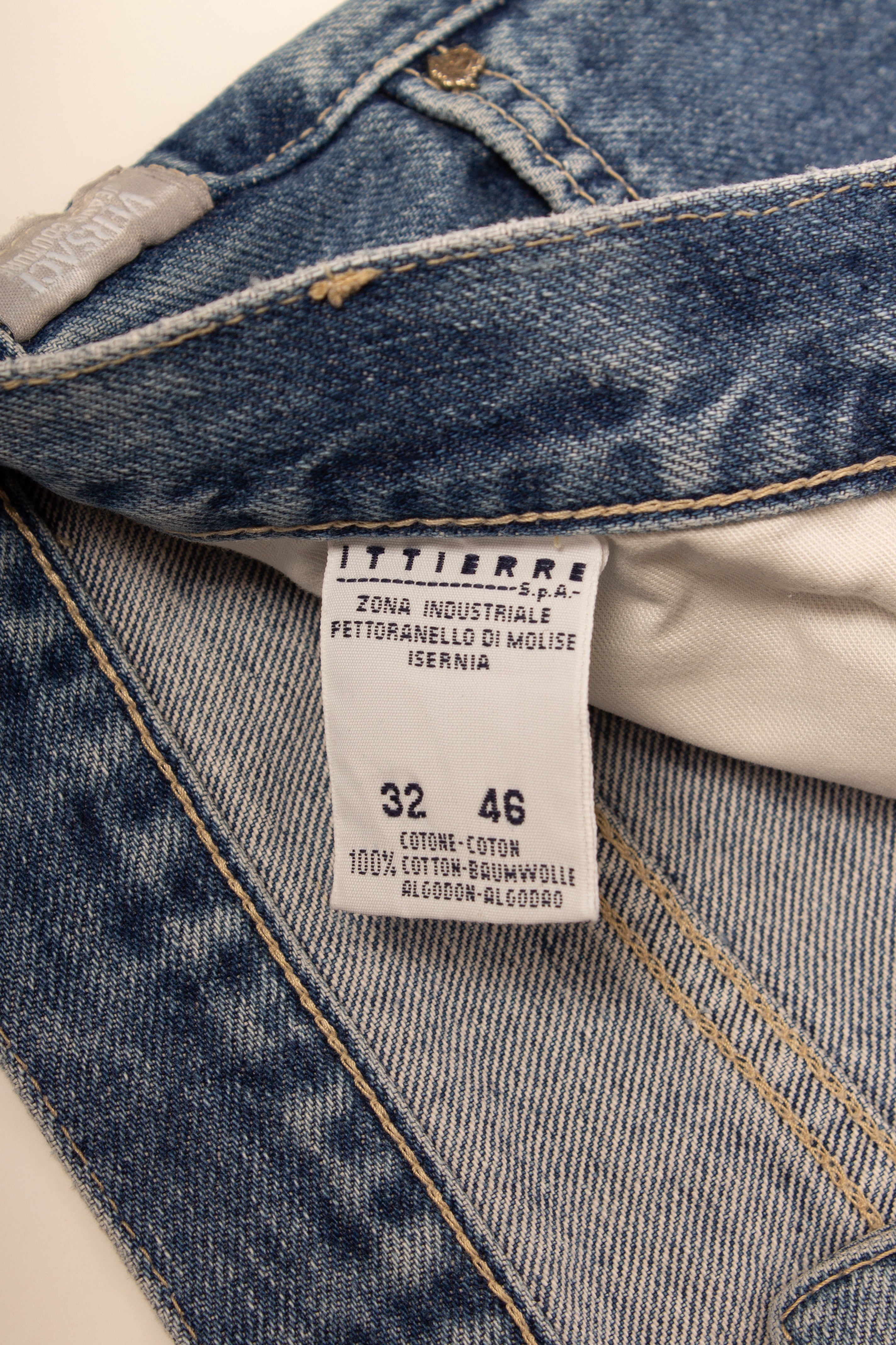 Versace 90s Blue Denim Pants