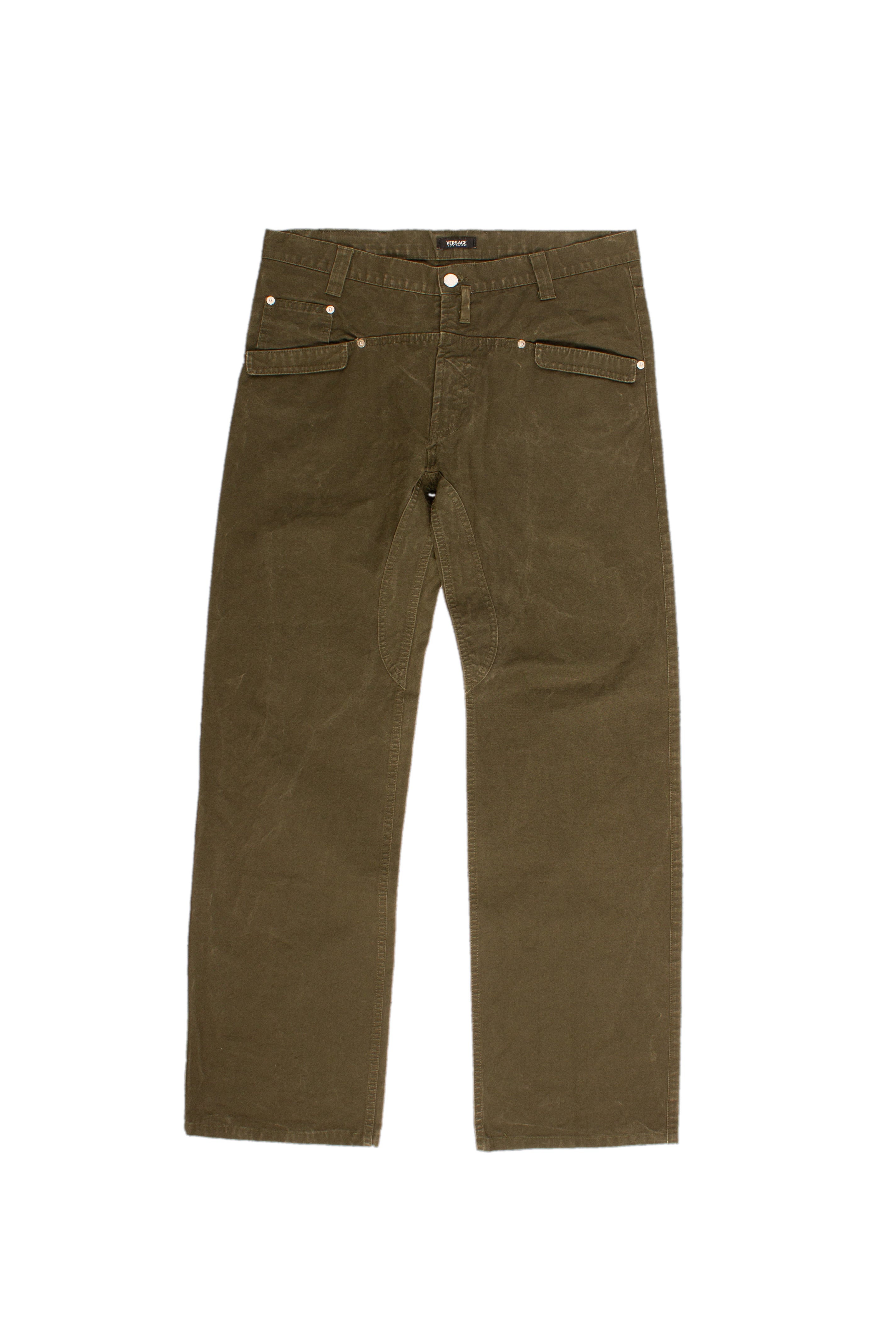 Versace Military Green Pants