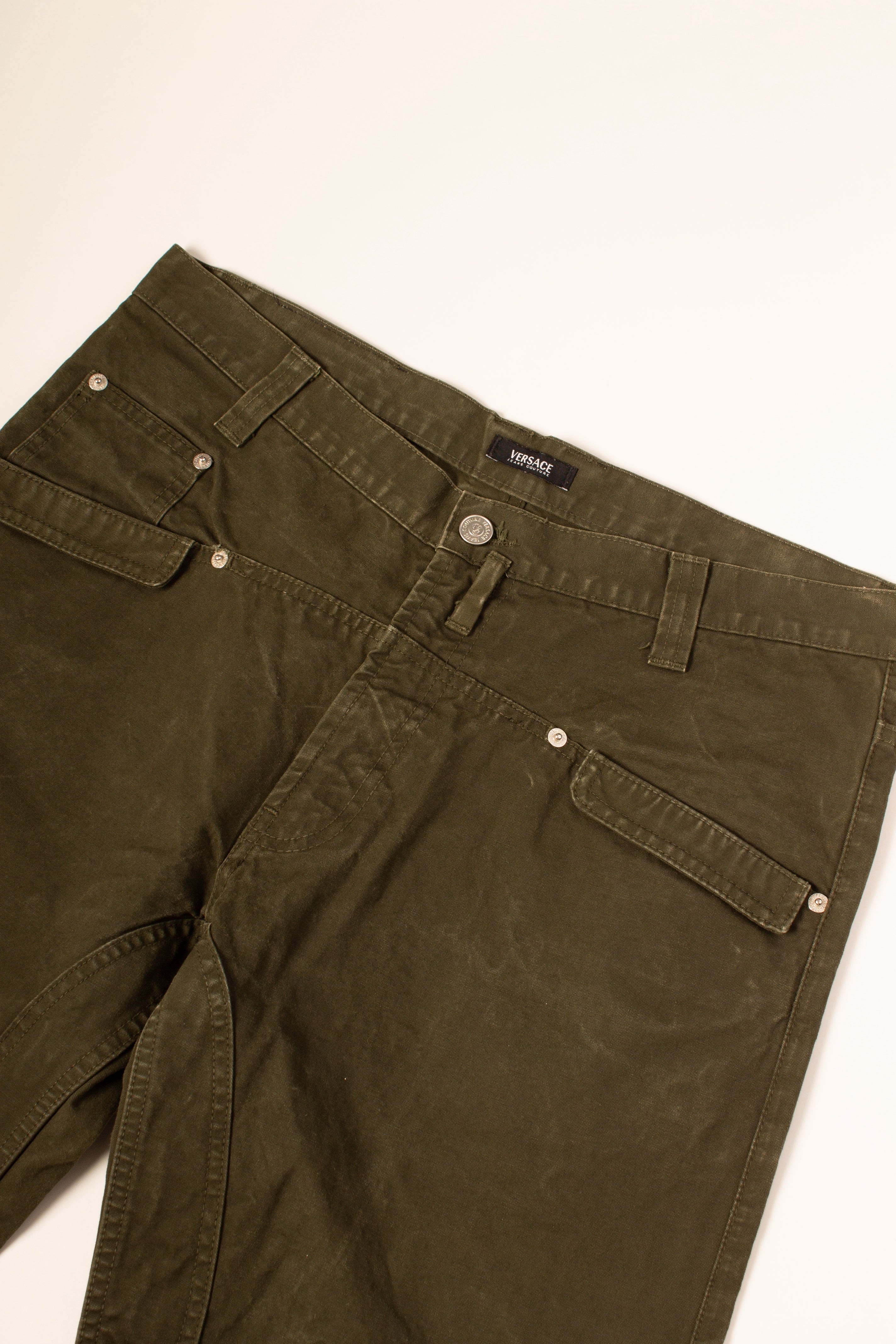 Versace Military Green Pants