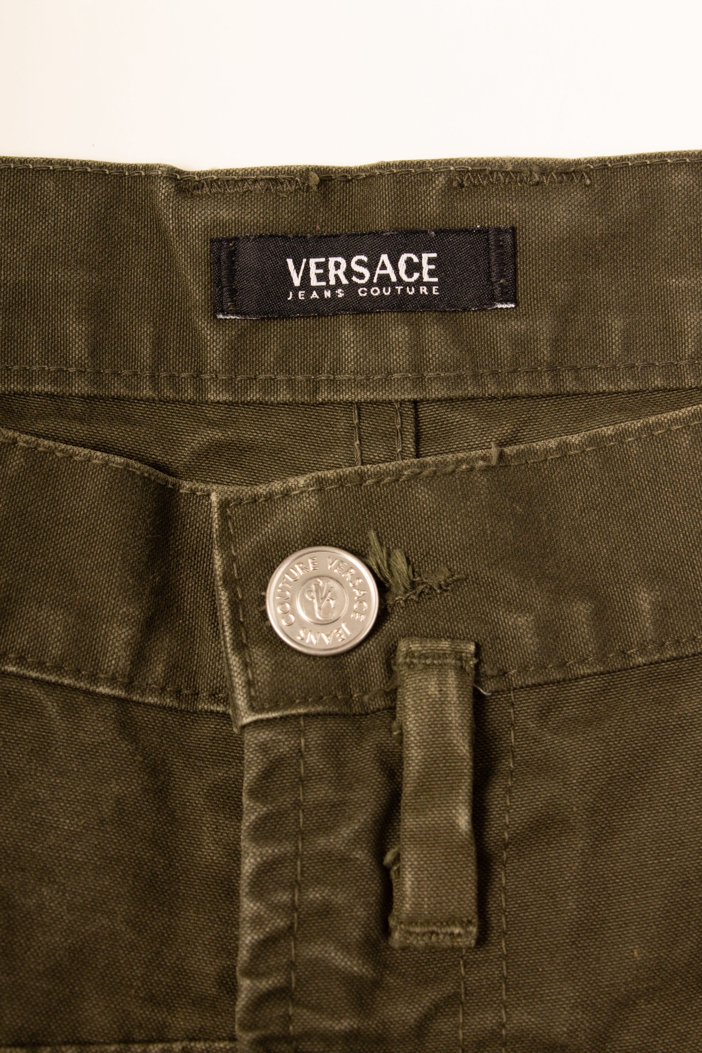 Versace Military Green Pants