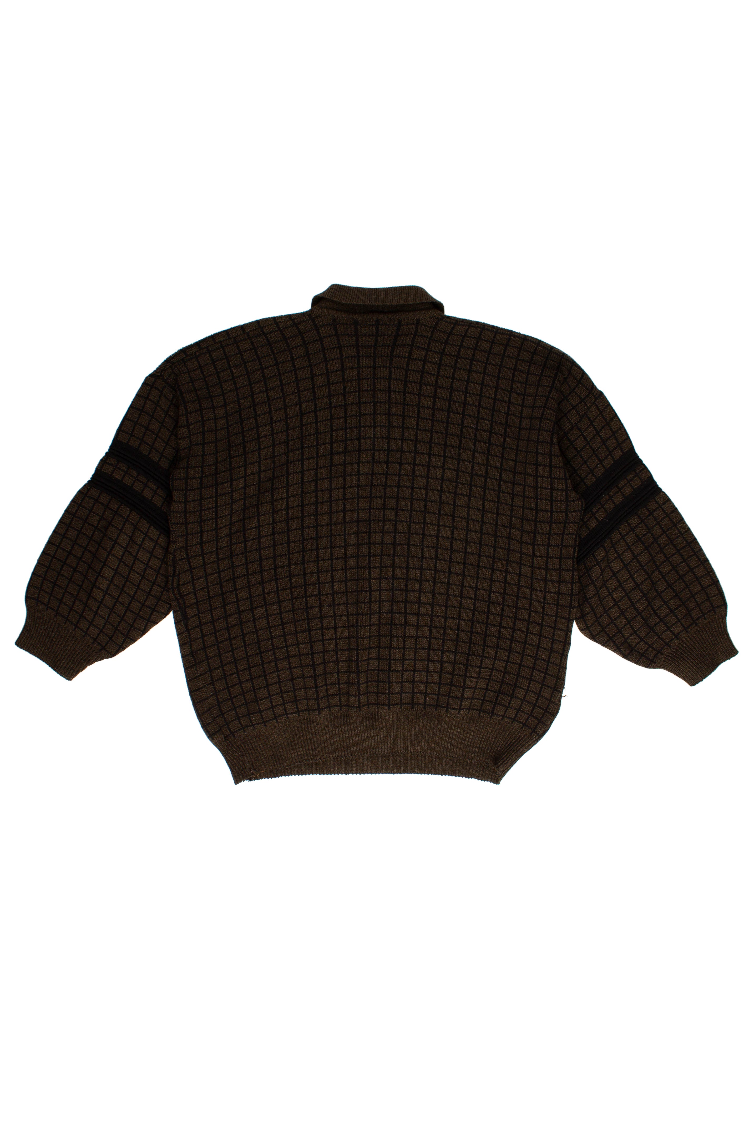 Collar Knit 90s Sweatshirt