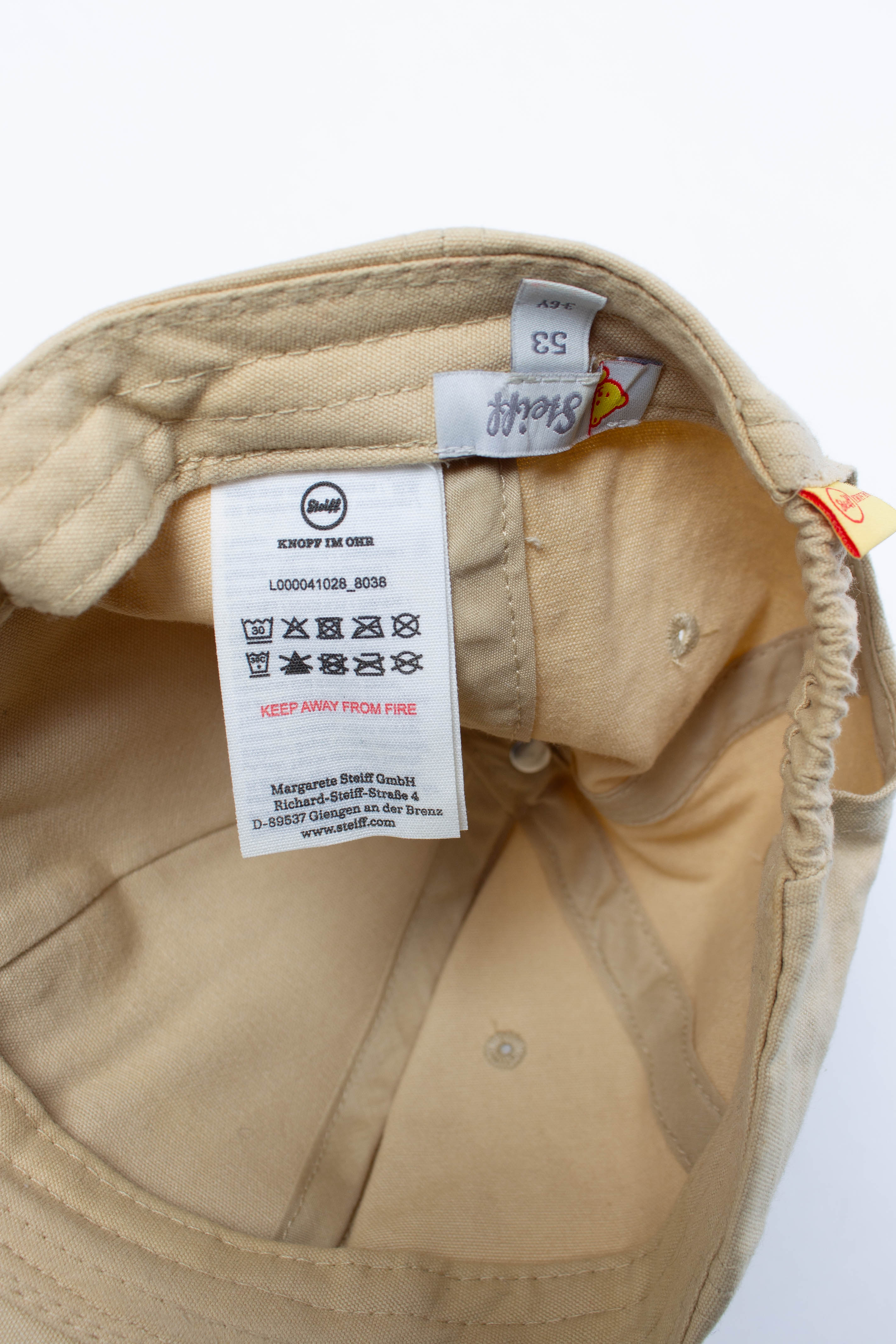 Steiff 2000s Bear Cap
