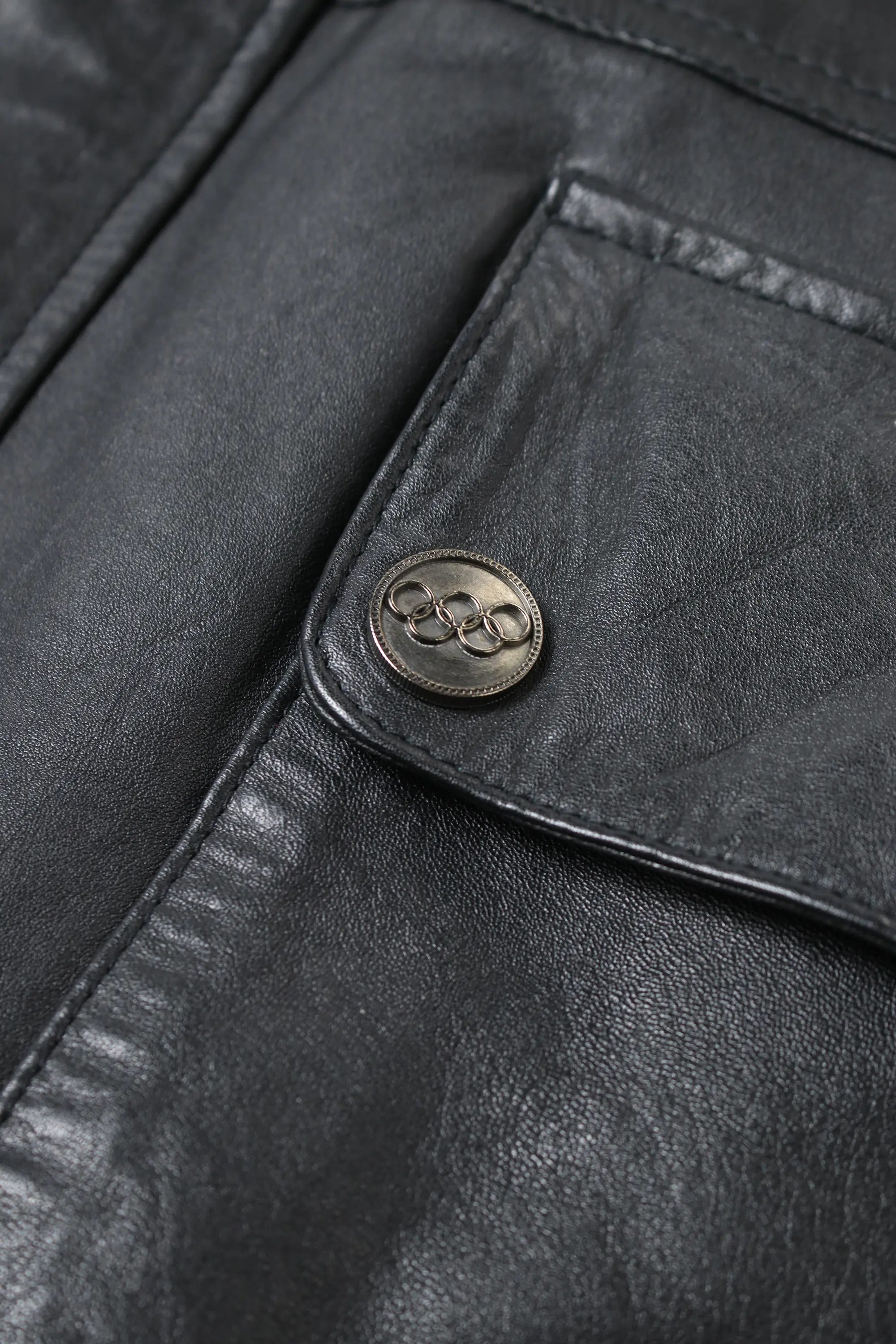 Adidas St. Moritz Leather Coat