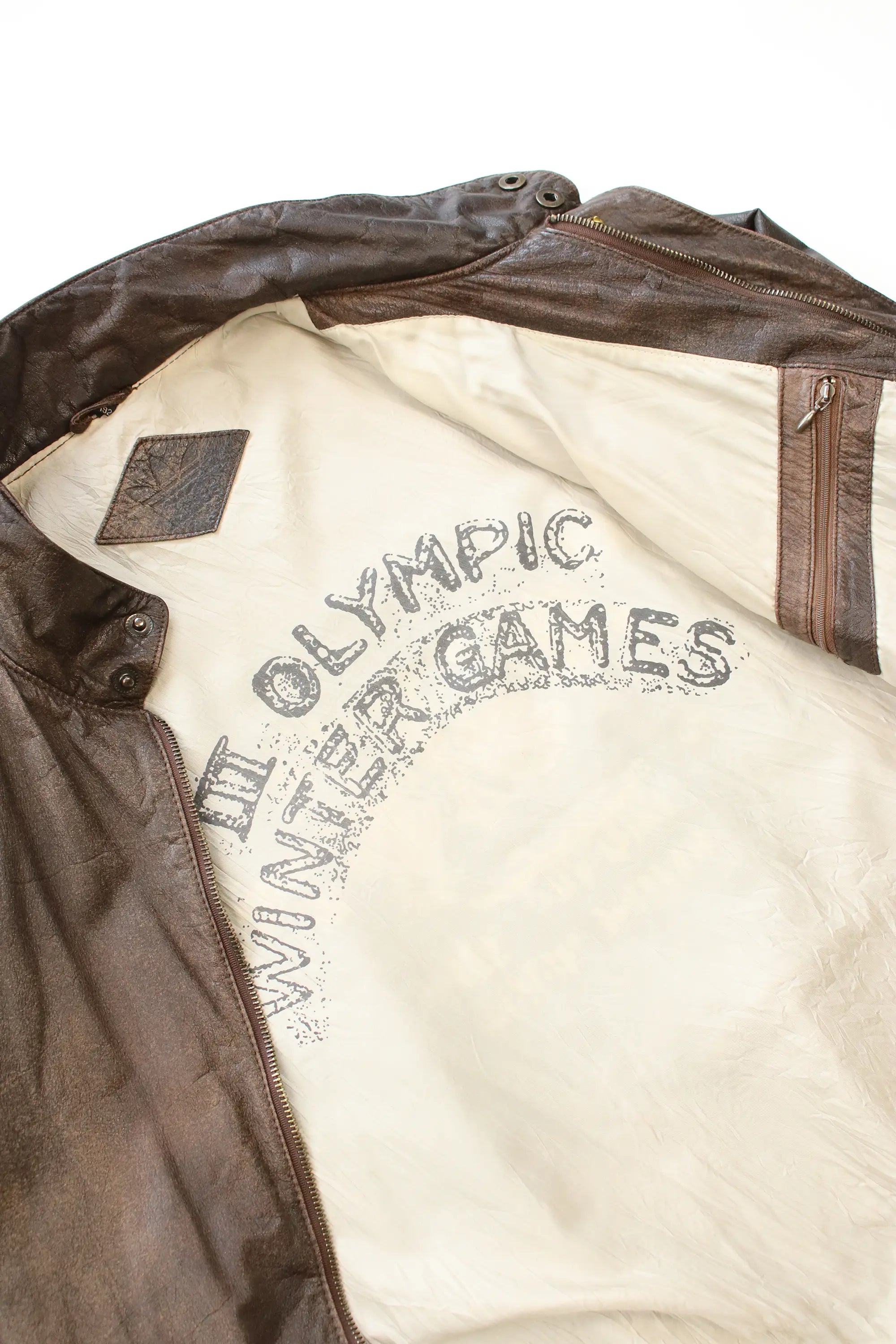 Adidas Lake Placid '32 Leather Jacket