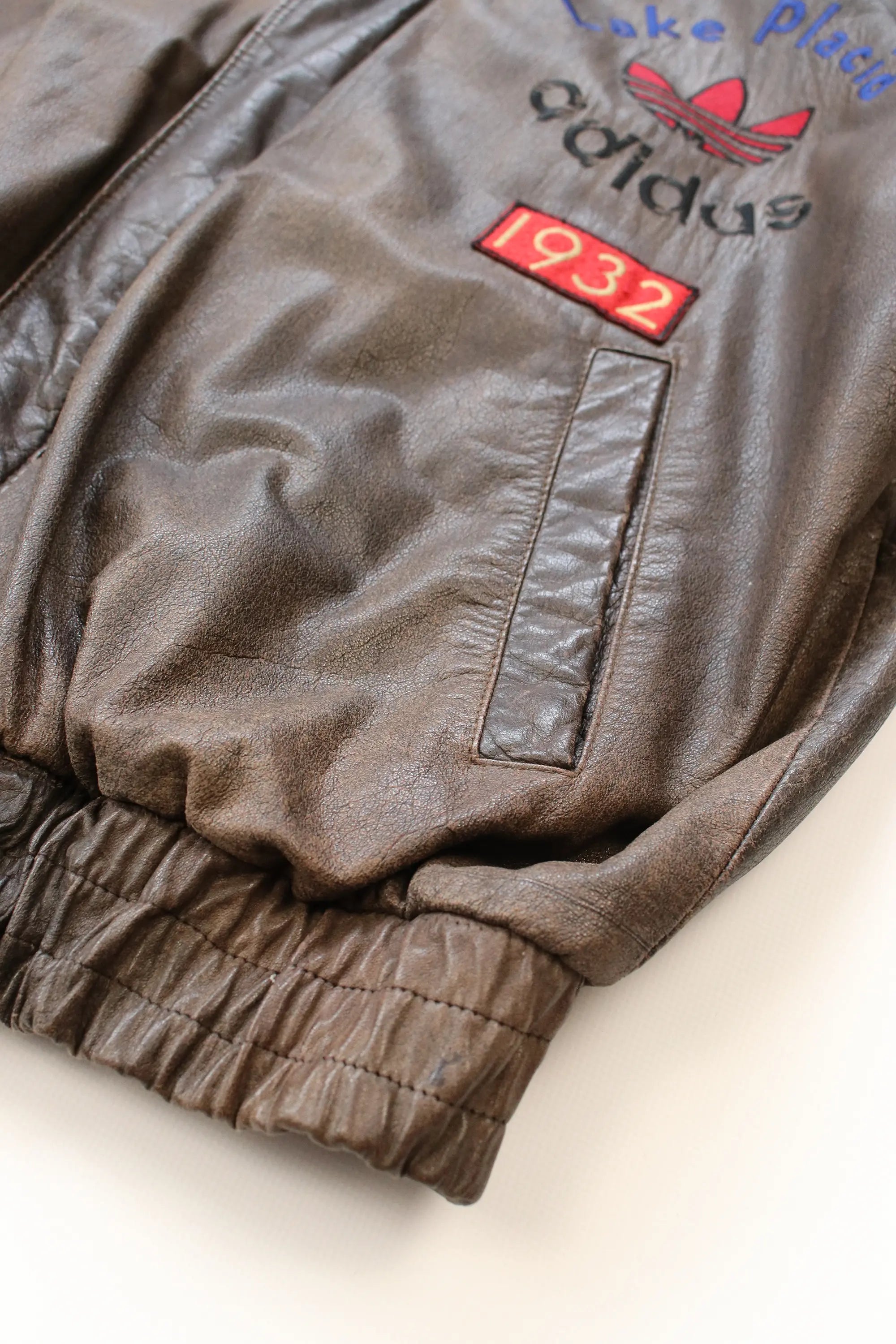 Adidas Lake Placid '32 Leather Jacket