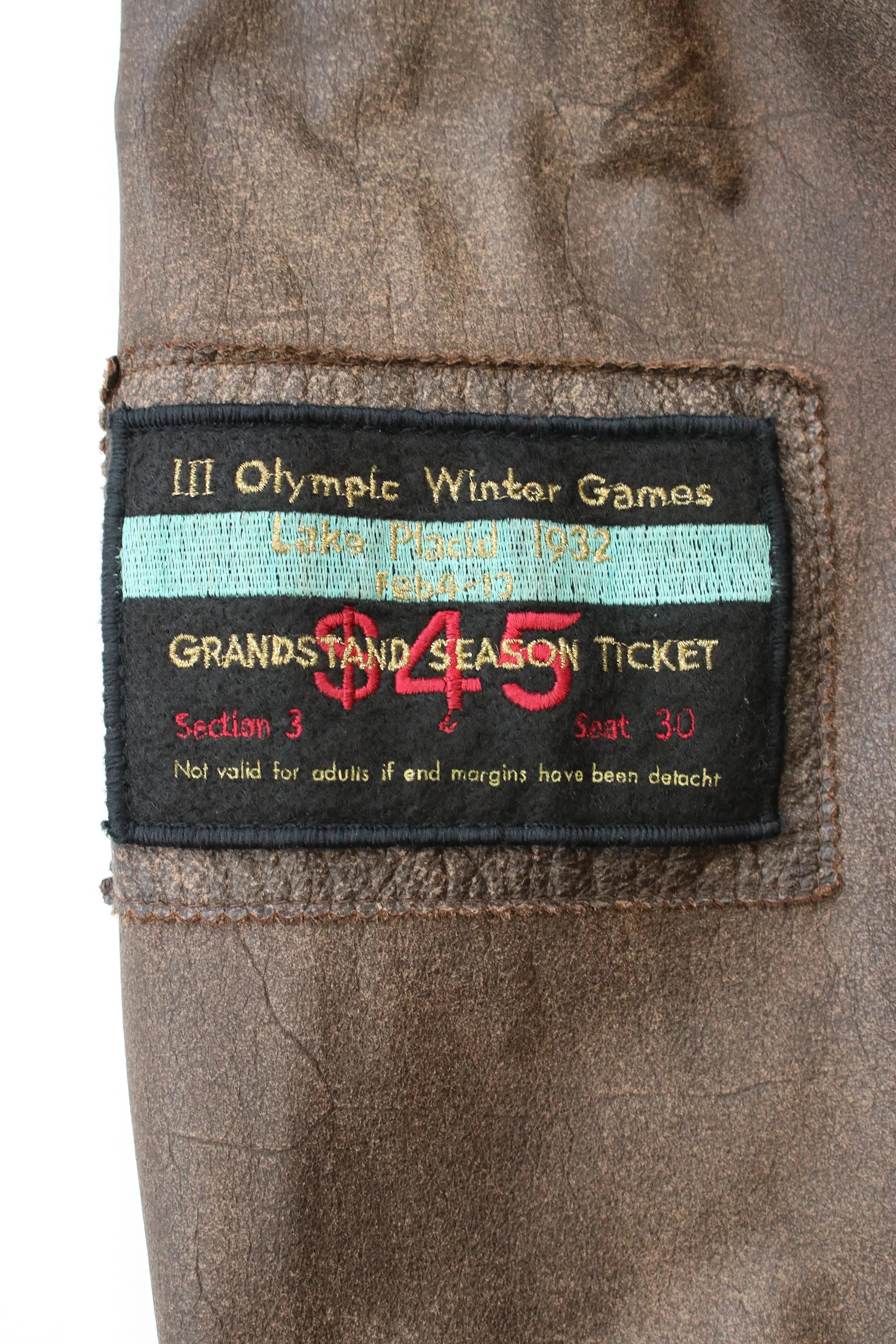 Adidas Lake Placid '32 Leather Jacket