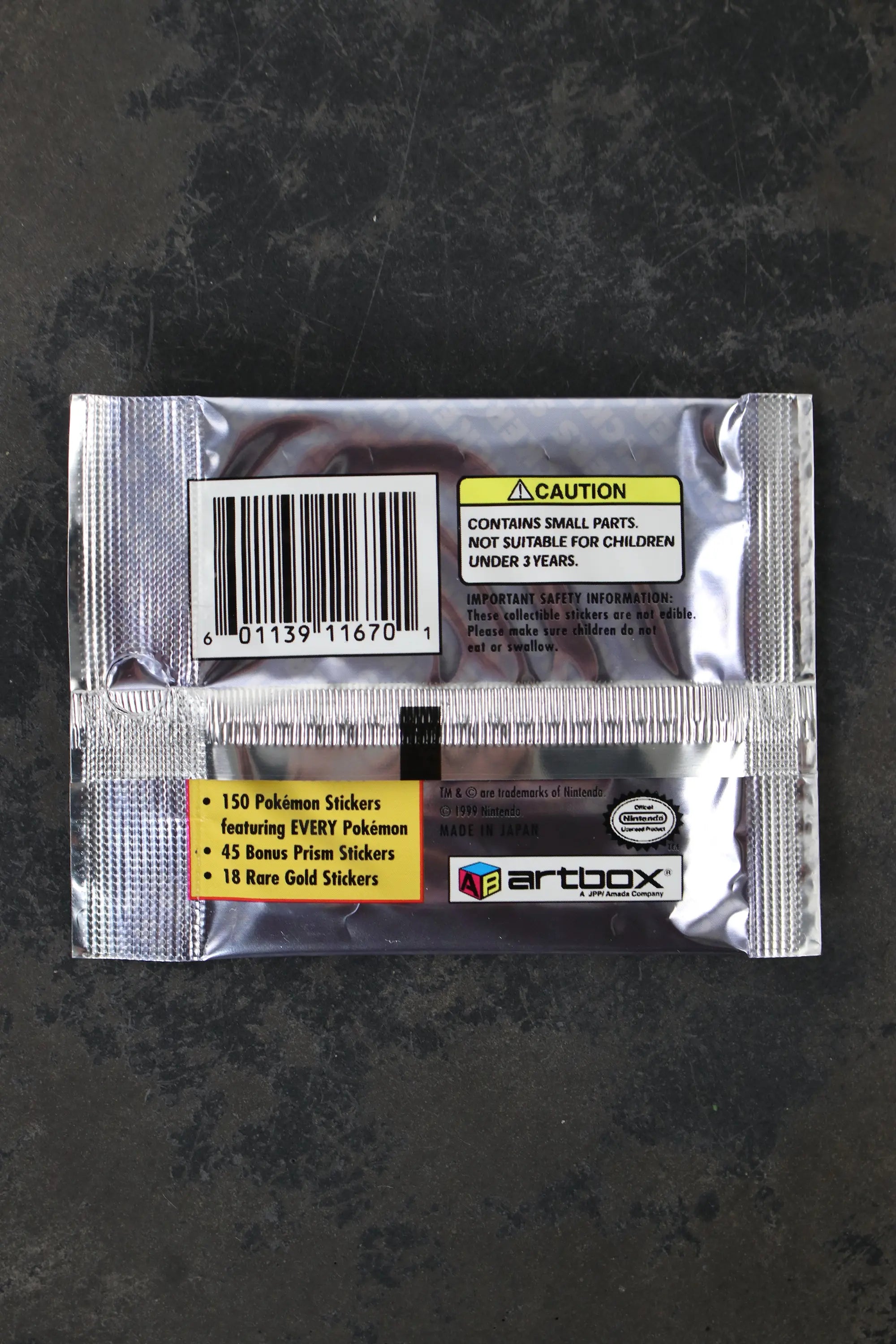 1999 Pokémon Sticker Pack