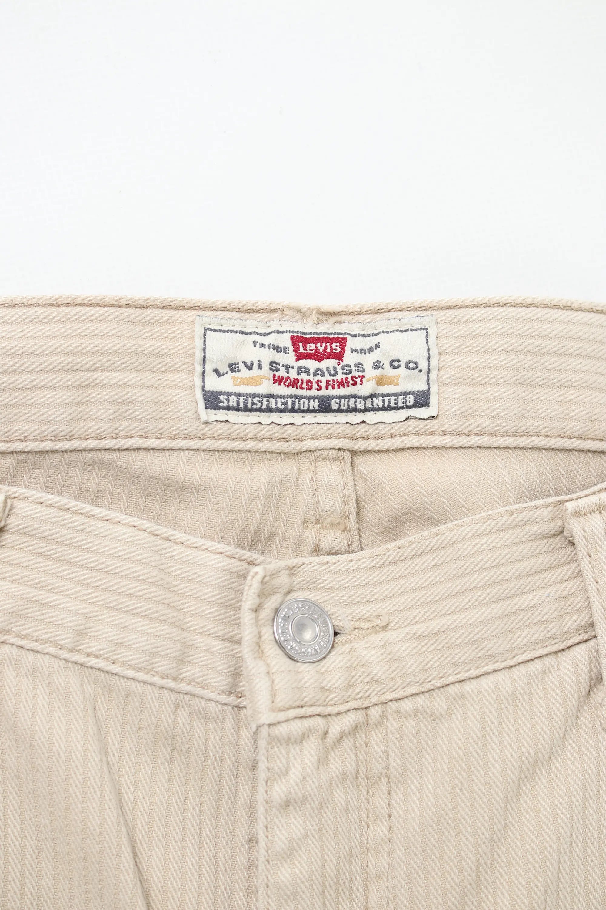Levis 458 White Tab