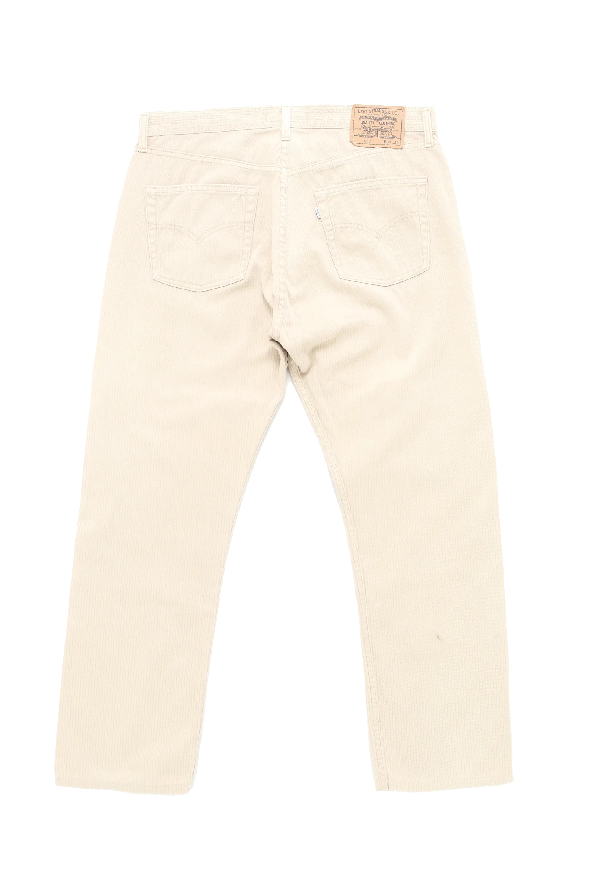 Levis 458 White Tab