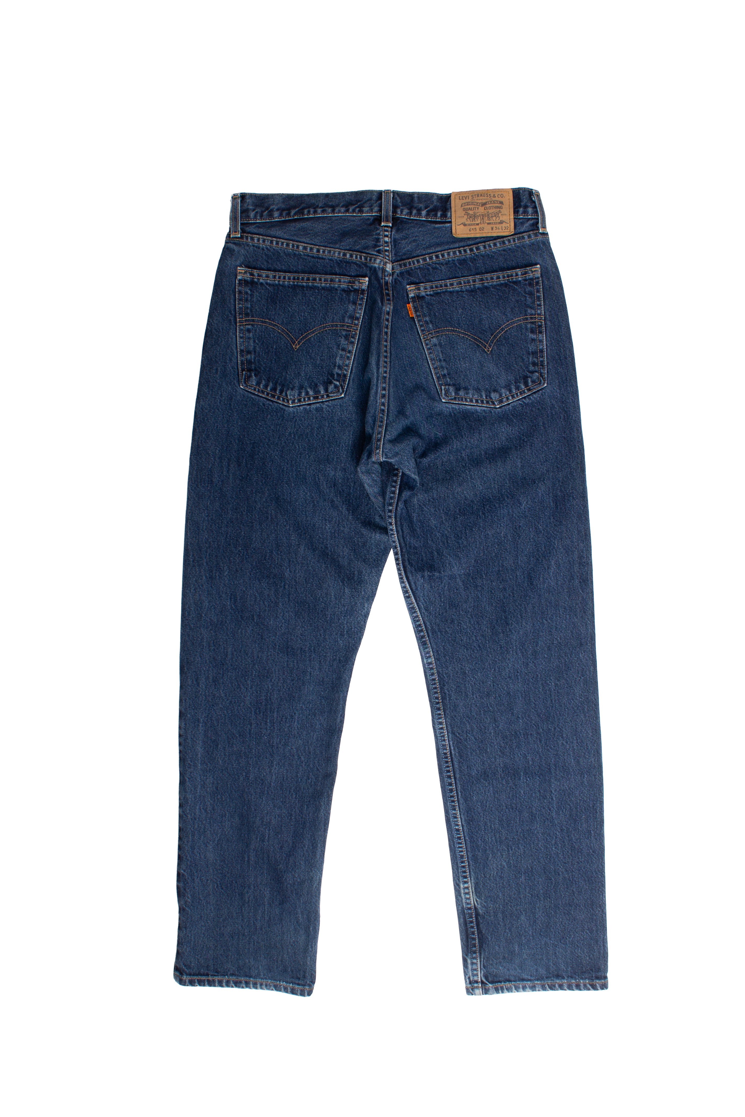 Levis 615 Orange Tab Y2K Blue Denim