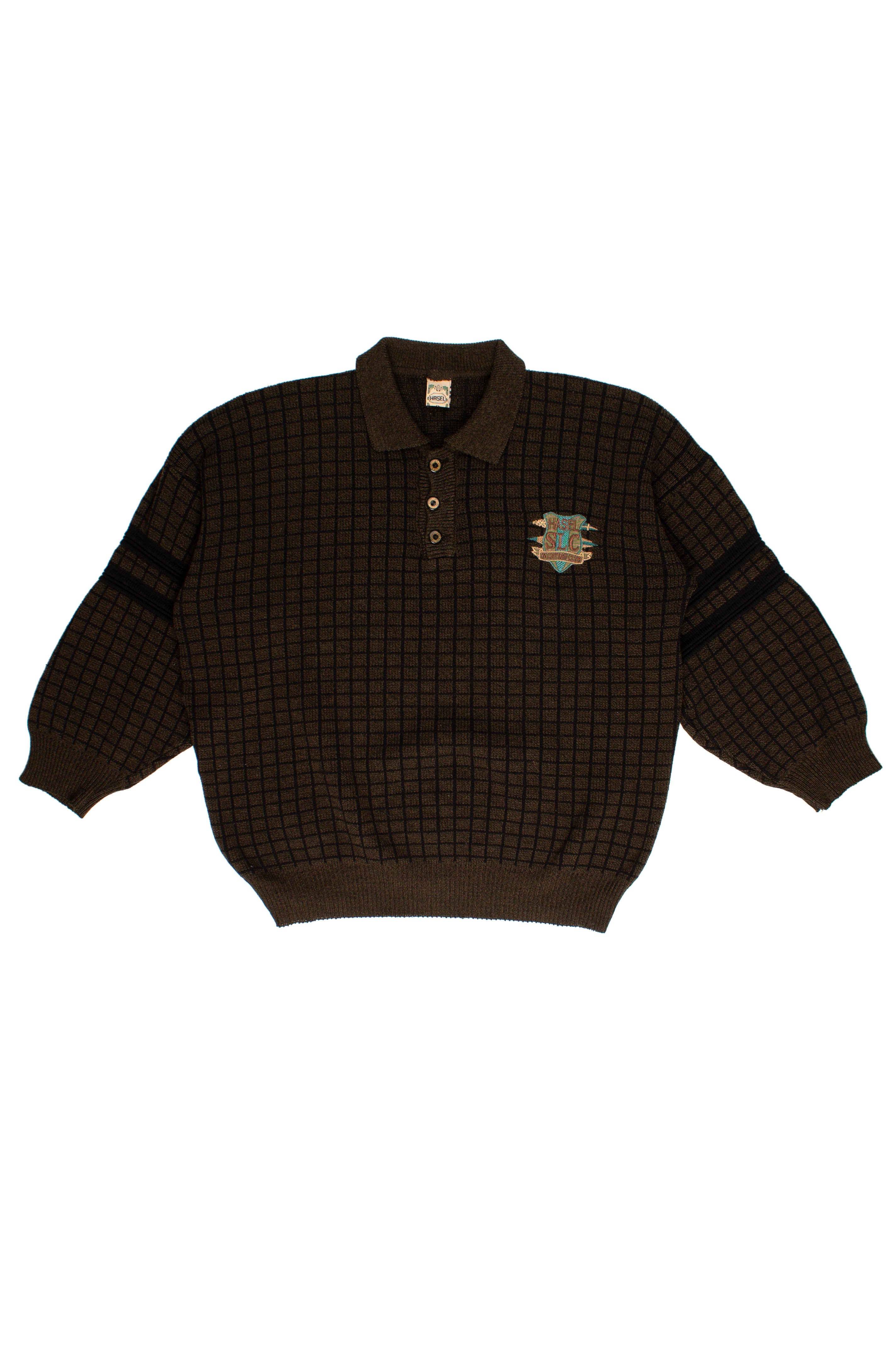 Collar Knit 90s Sweatshirt
