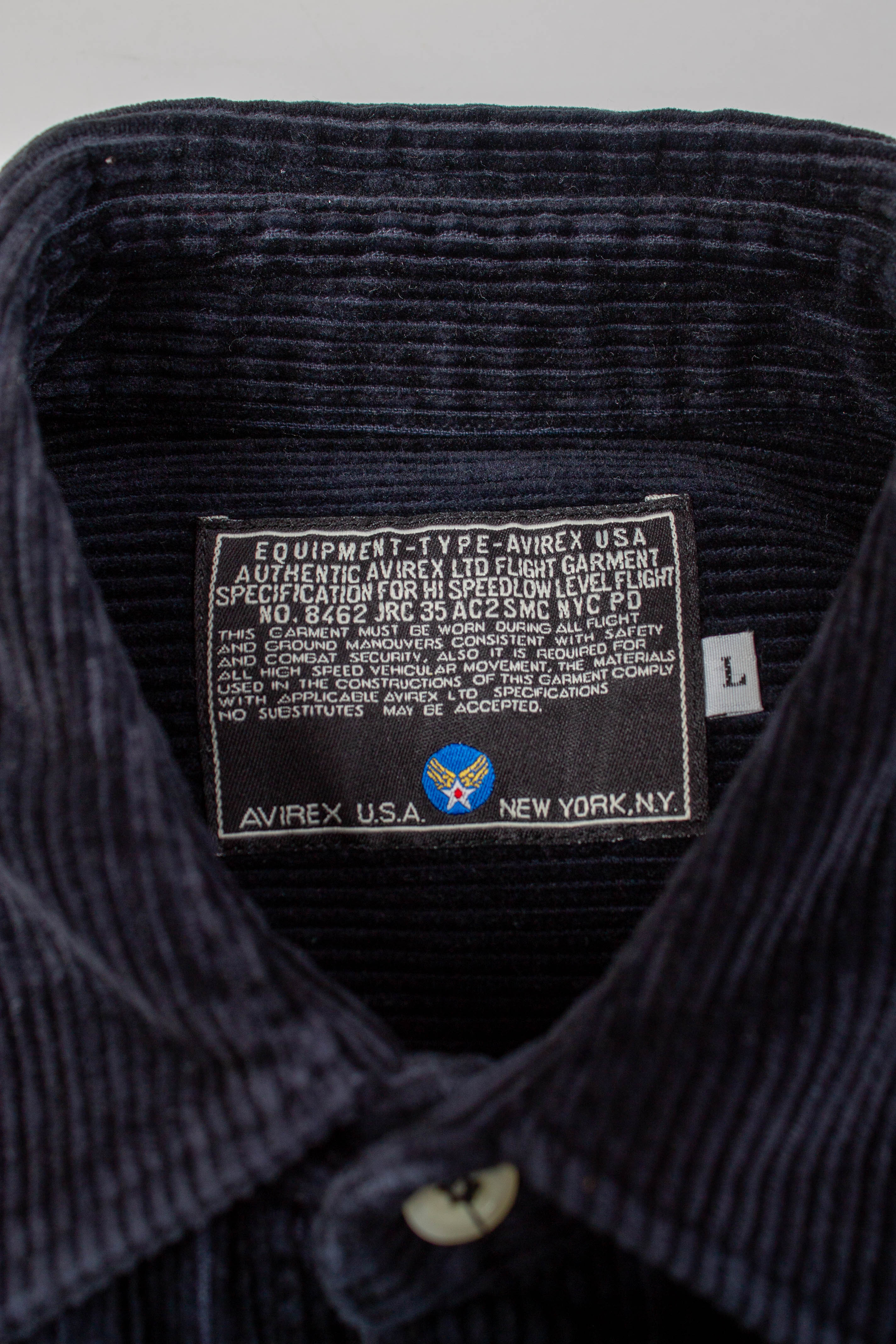 Avirex 90s Heavy Corduroy Shirt