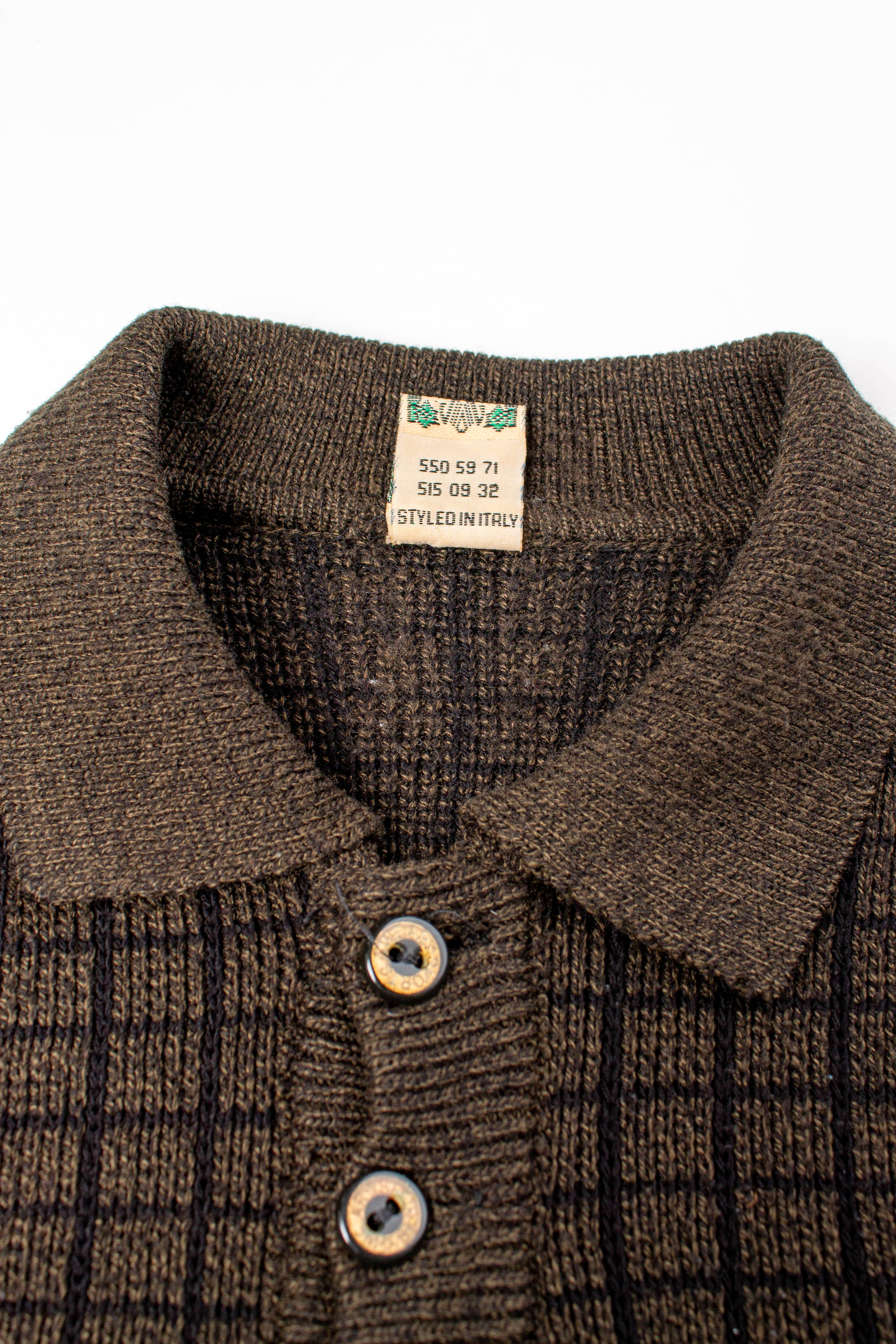 Collar Knit 90s Sweatshirt