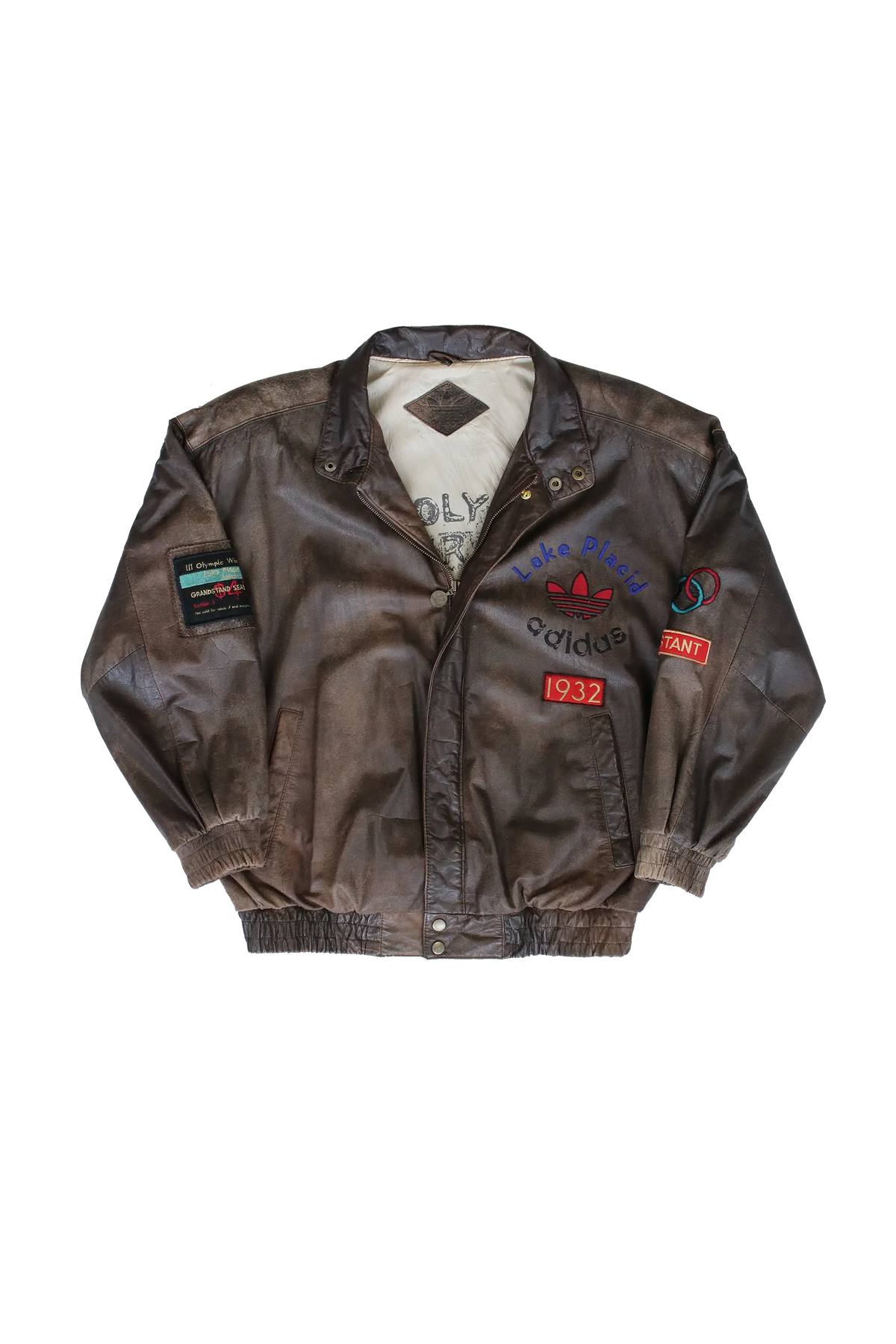 Adidas Lake Placid '32 Leather Jacket