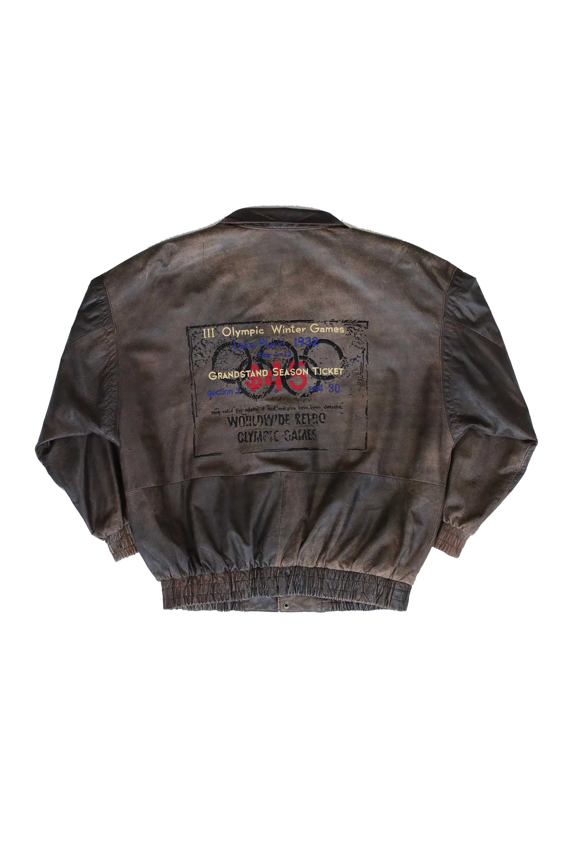 Adidas Lake Placid '32 Leather Jacket